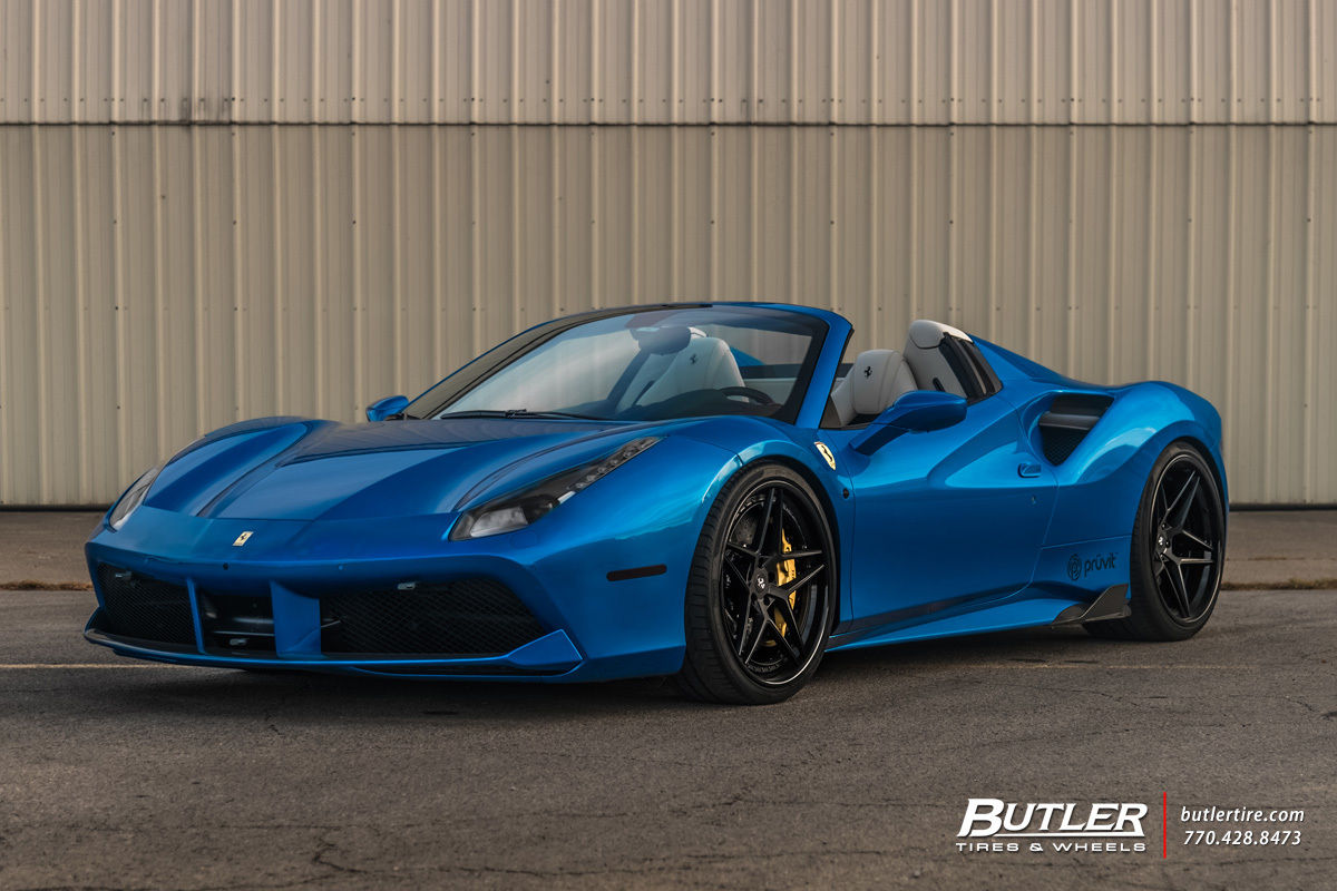 Wallpaper #9RWMso4BmMigT4UndlEy6 Ferrari 488 Spider with 22in Ag Luxury Agl42 Wheels Exclusively from