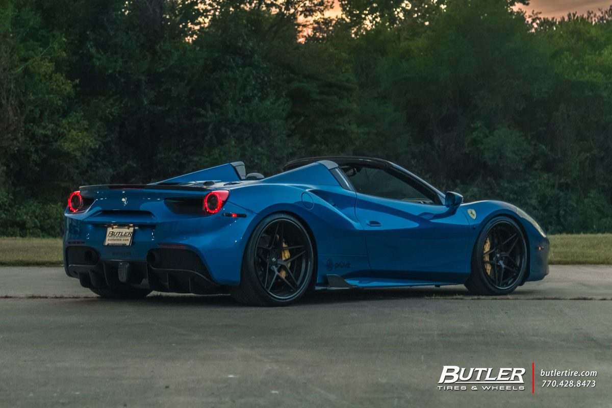 Wallpaper #9RWMso4BmMigT4UndlEy40 Ferrari 488 Spider with 22in Ag Luxury Agl42 Wheels Exclusively from
