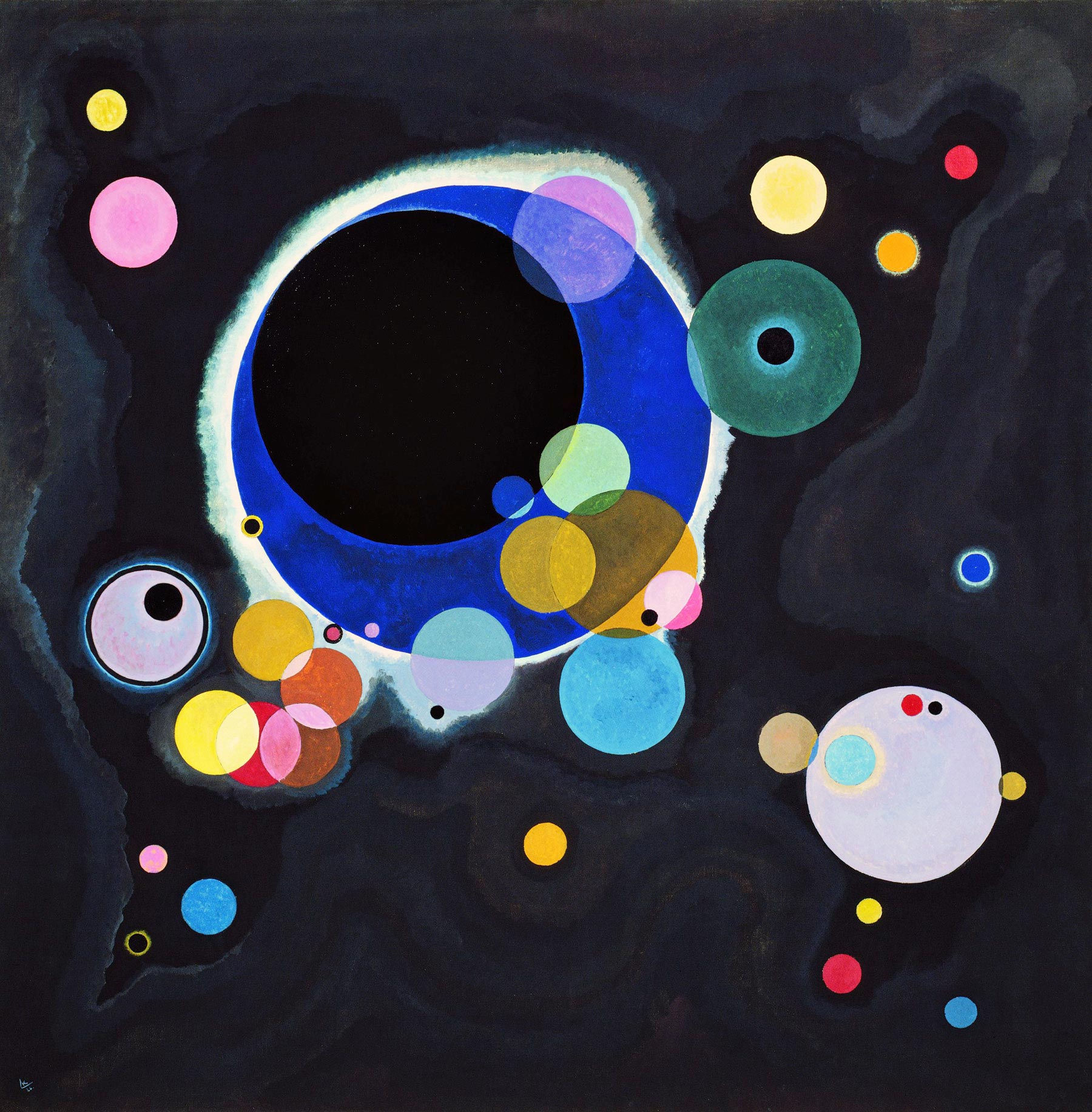 Wallpaper #52dQ-5IBSpphPi3-YpO839 Wassily Kandinsky Several Circles 1926
