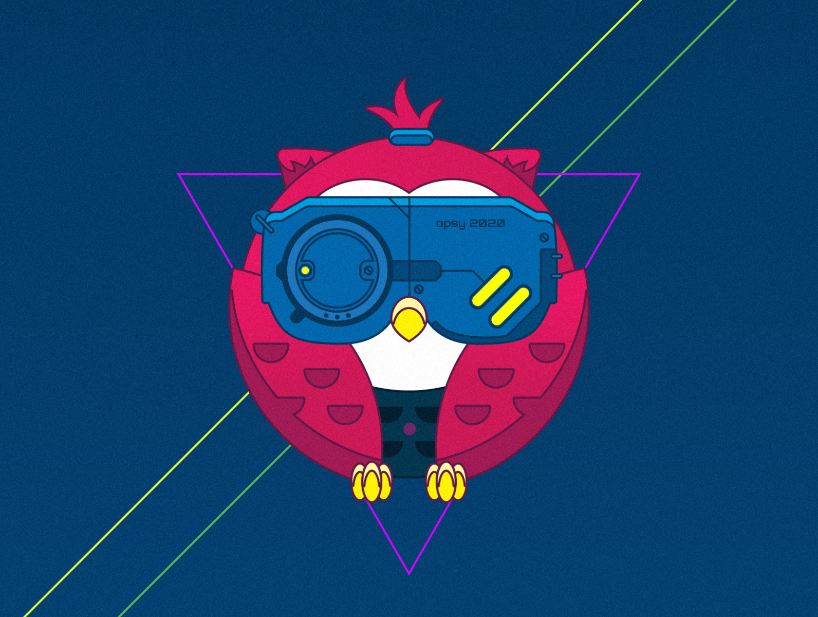 Wallpaper #AF7fMpMBborbLbczZGDZ344 Cyber Owl by Almaz Otto on Dribbble