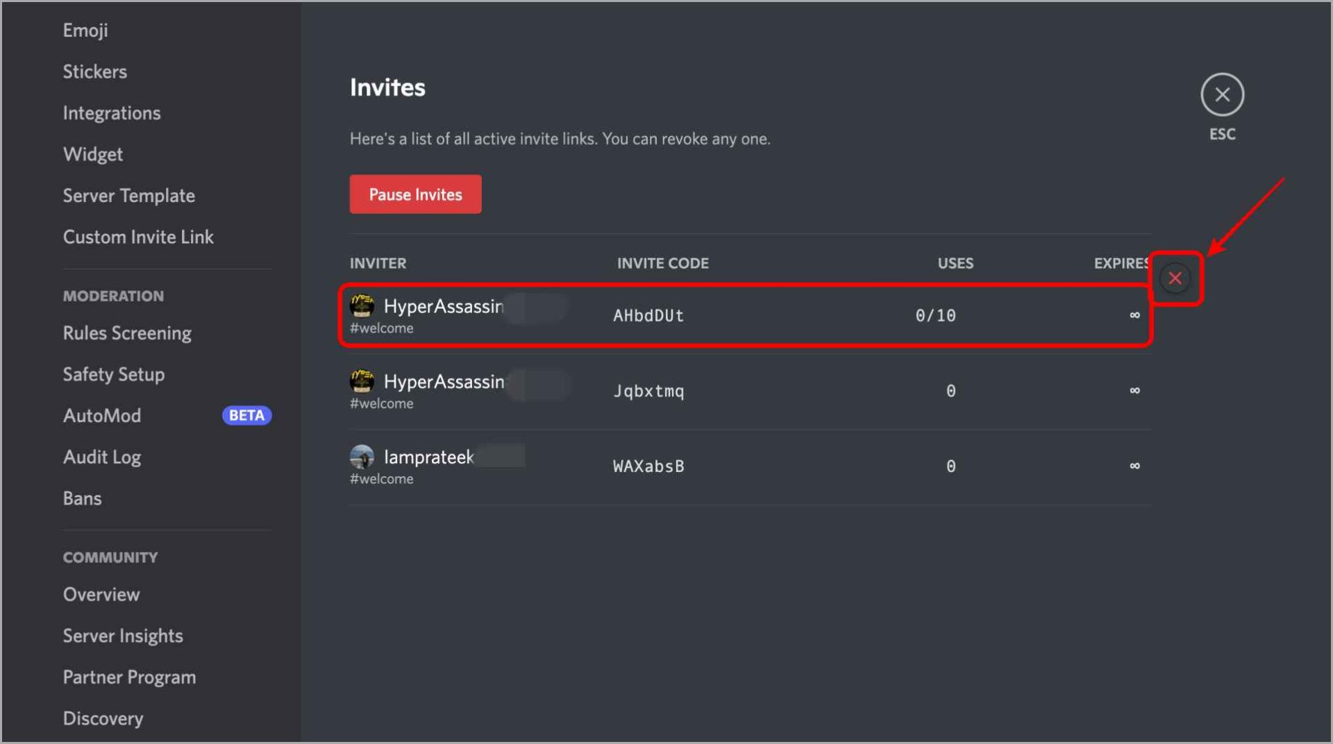 Wallpaper #OWdH7JIBSpphPi3-UVJG312 How to Pause and Disable Invite Links on Discord Techwiser