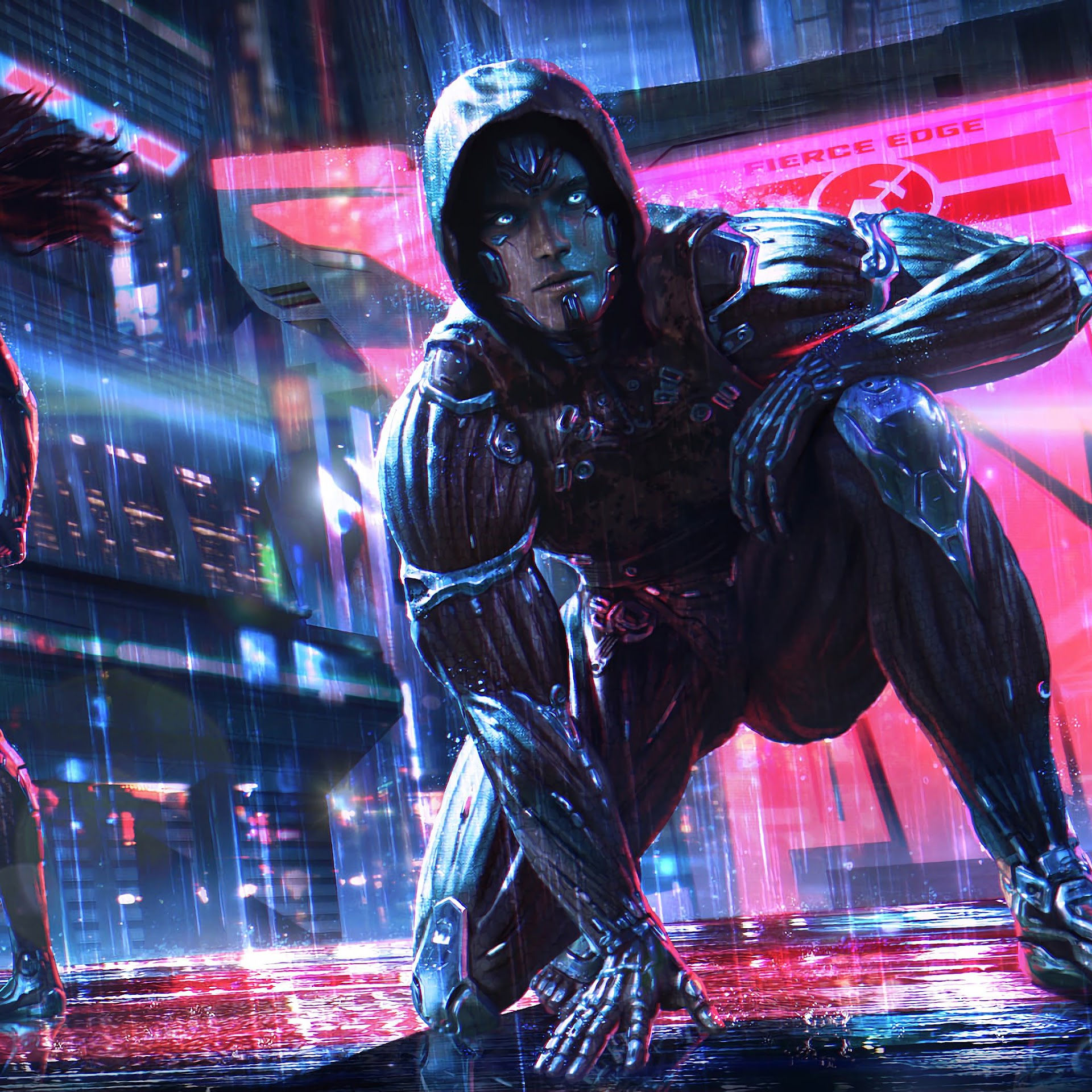 Wallpaper #oXRZ1I4B_8f4nGFa8nXV38 Cyberpunk Sci Fi Digital Art 4K 136 Wallpaper PC Desktop