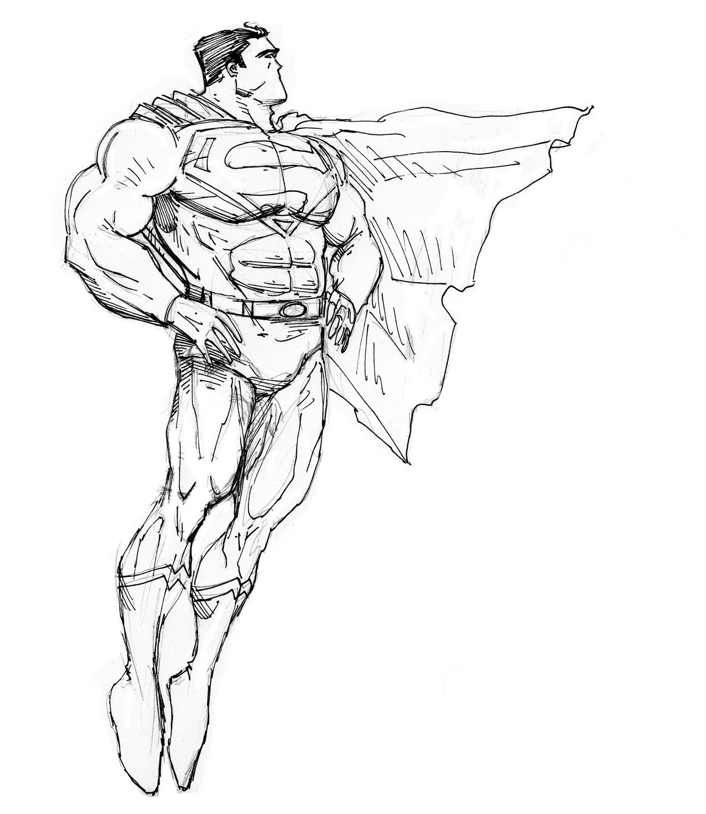Wallpaper #8RlXO48BtGB6xQ78eK_644 Pretty Good Blog Warm Up Sketch Superman