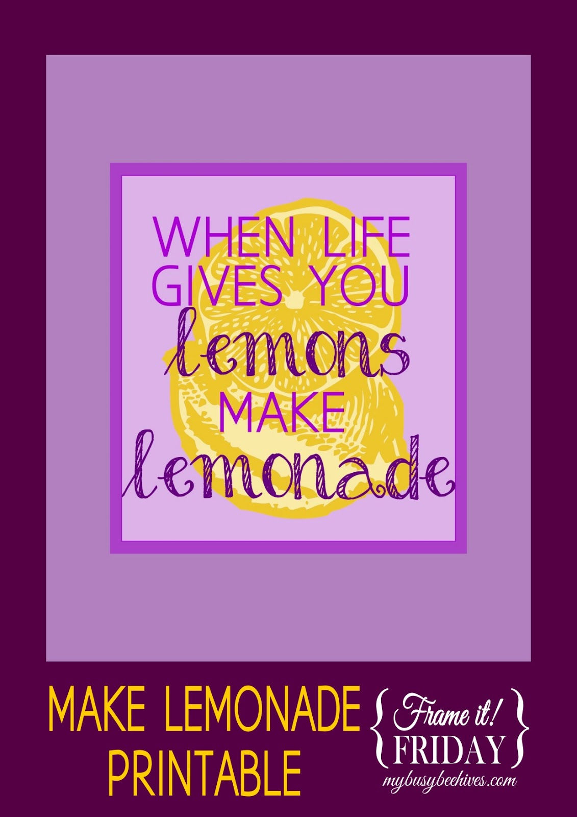 Wallpaper #02ewD5MBSpphPi3-Ae9s371 My Busy Beehives When Life Gives You Lemons Frame It Friday