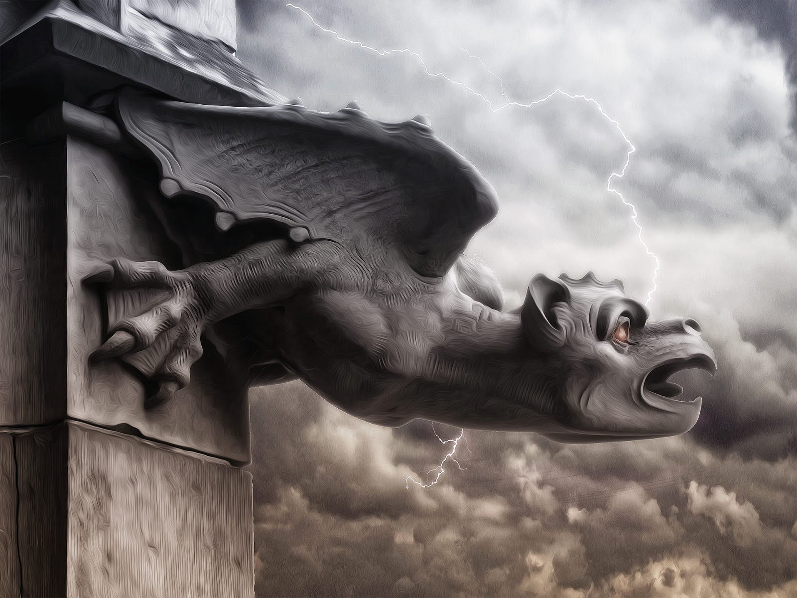 Wallpaper #s2eZ6JIBSpphPi3-Fj1x135 Gargoyles the Protector of Humans the Internets Last Stop