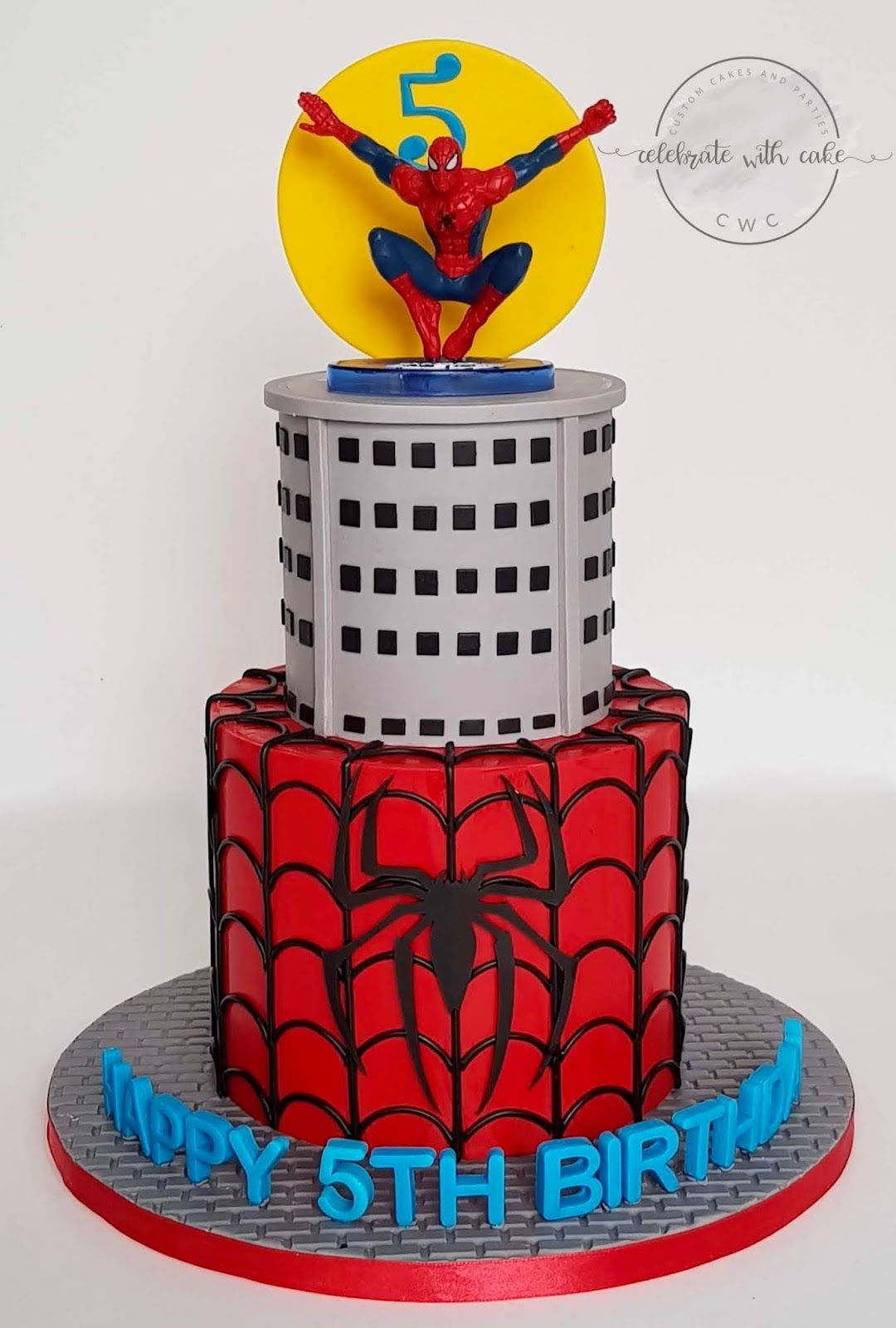 Wallpaper #KqUiMpMB0vj5YdARn9Mc16 Spiderman Themed 2 Tier Cake