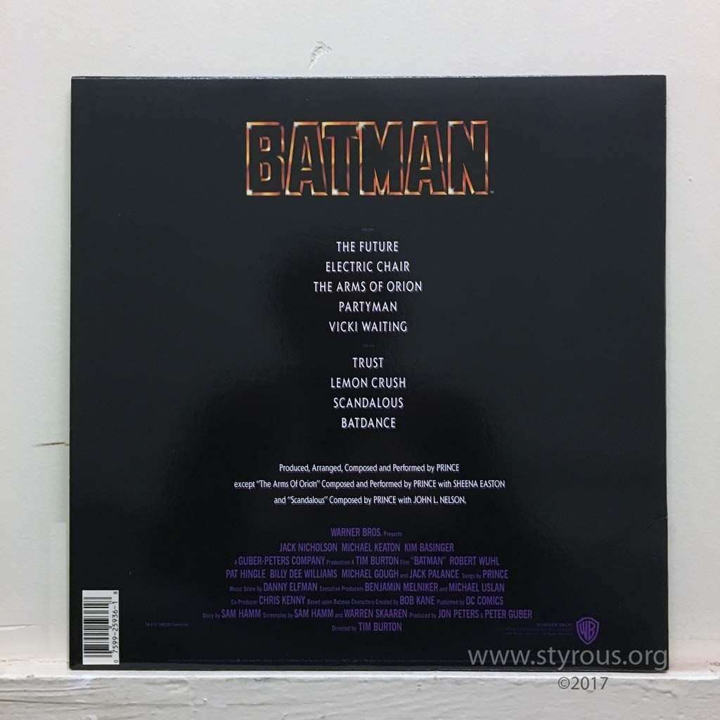 Wallpaper #60c63 Classic Rock Covers Database Prince Batman 1989