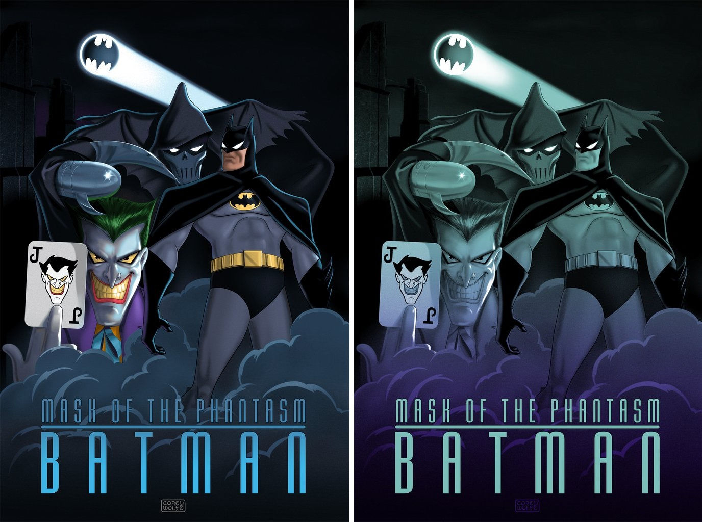 Wallpaper #aWhdFpMBSpphPi3-8gvr264 The Blot Says Batman Mask of the Phantasm Screen Print by Corey