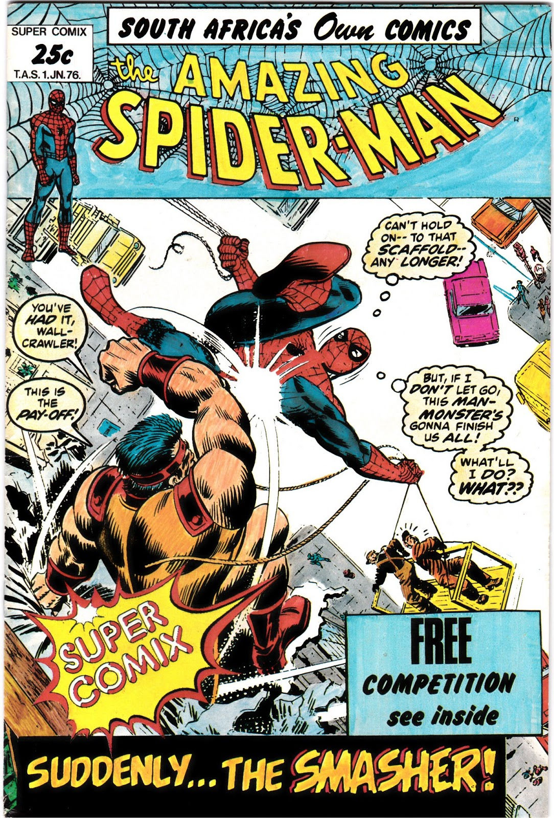 Wallpaper #4ABN1Y4BSdW8dNouIgn49 South African Comic Books Supercomix Spiderman 1 First Series 1976