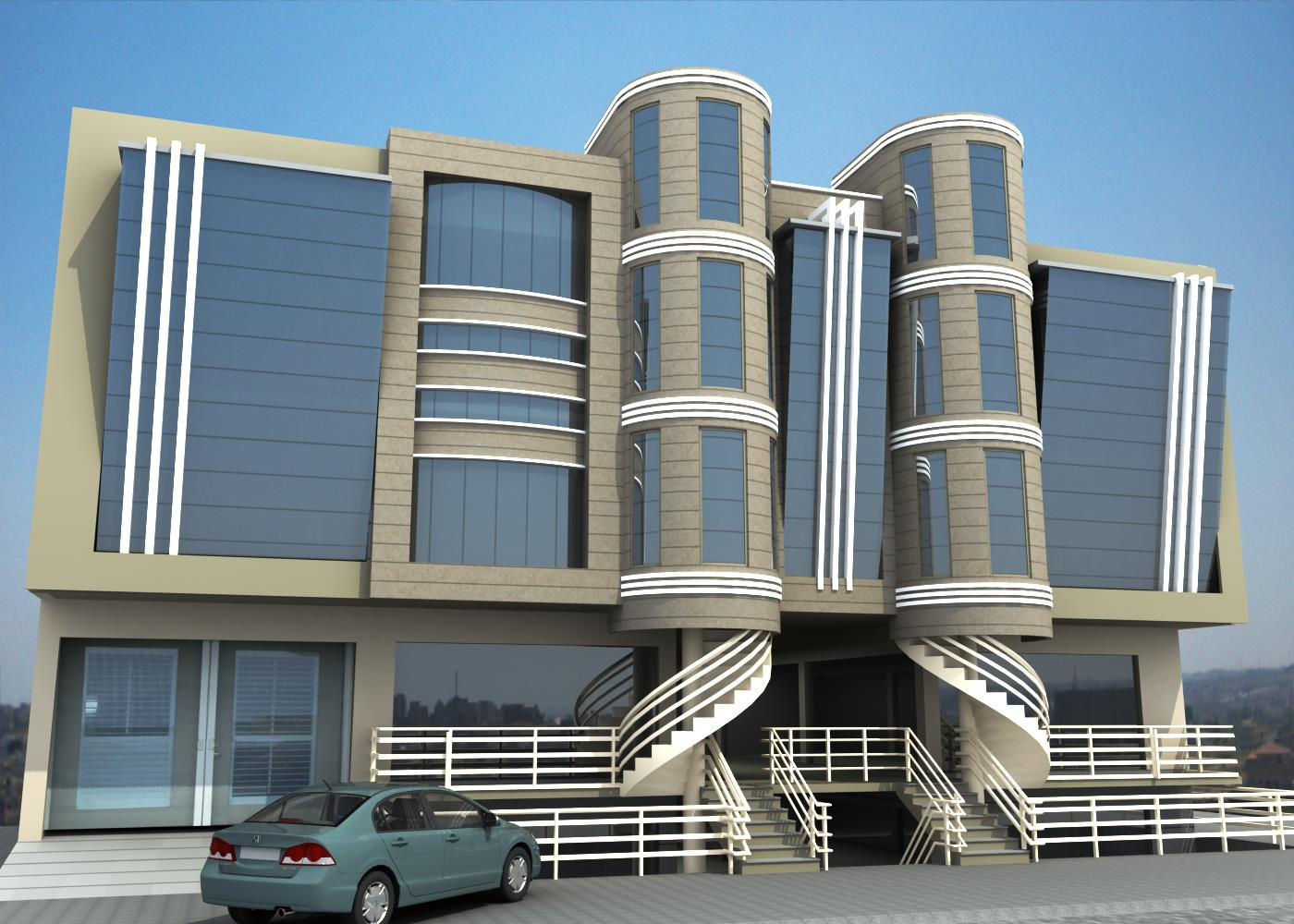 Wallpaper #aWfA6pIBSpphPi3-sEia217 Commercial Buildng Design 3D Architecture Visualizations