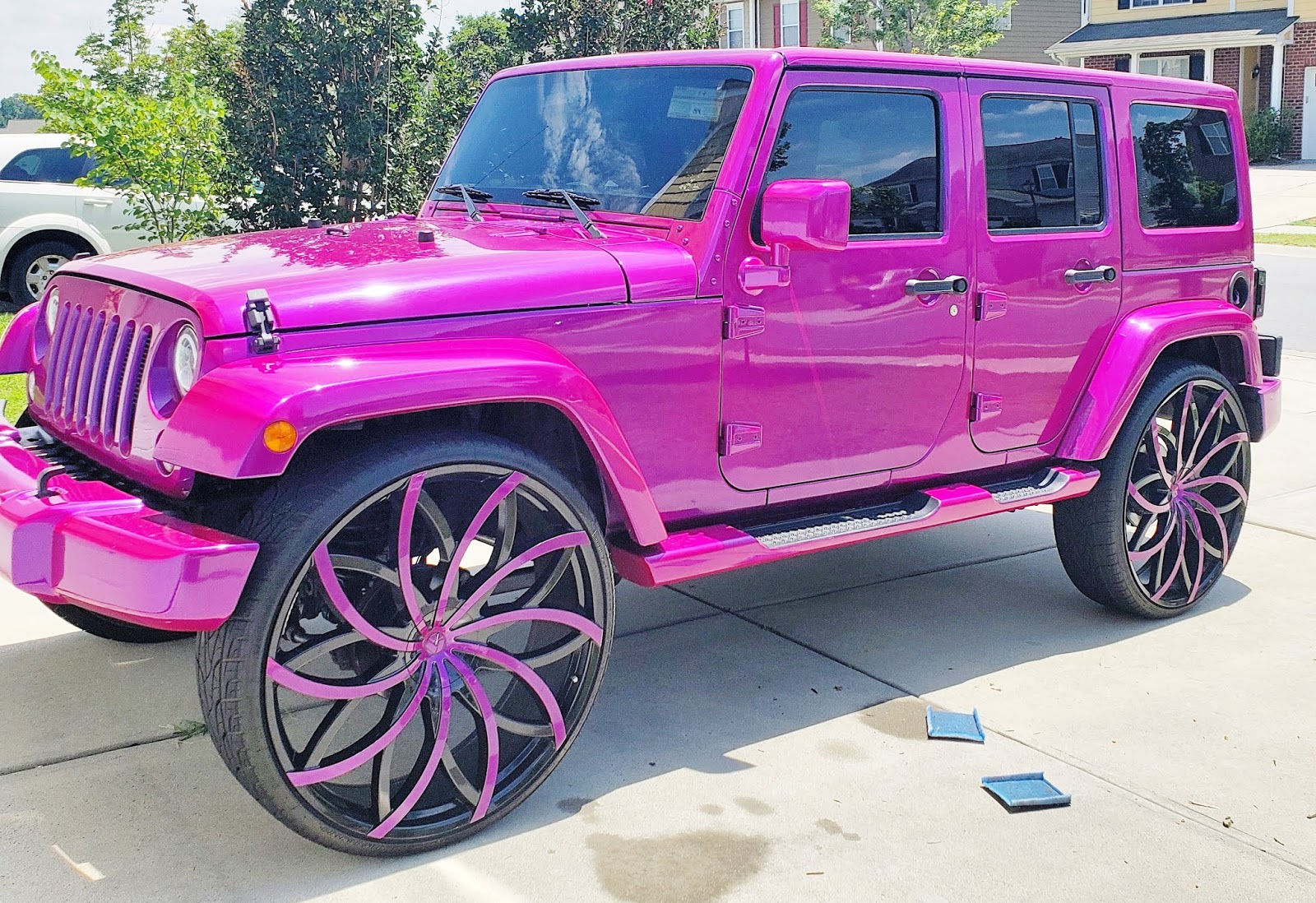 Wallpaper #cxl5O48BtGB6xQ78e7AN6 Ace 1 Candy Purple Jeep Wrangler on 30 Azara Wheels