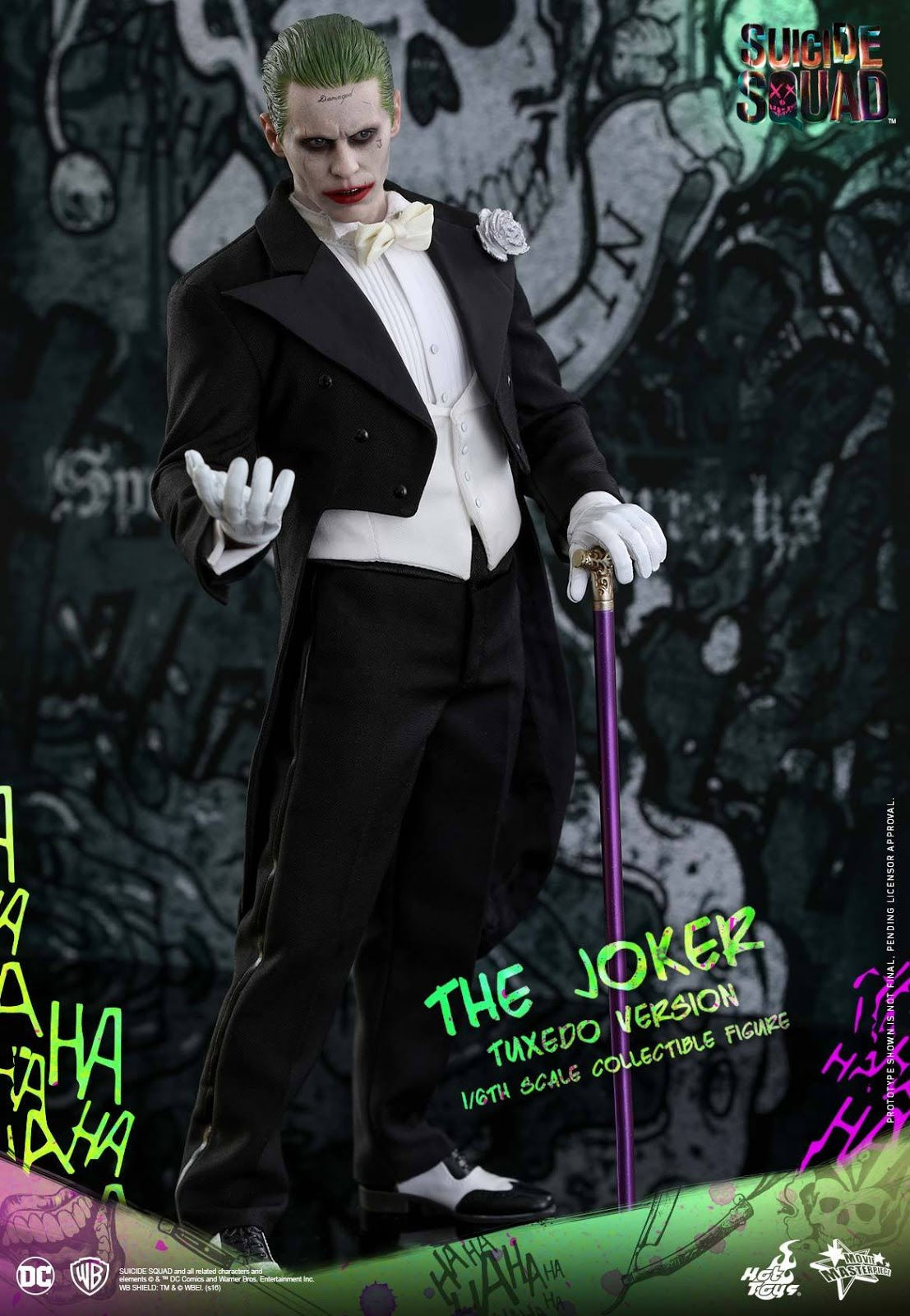 Wallpaper #nmfbC5MBSpphPi3-3tto264 Toyhaven Hot Toys Suicide Squad 16th Scale the Joker Tuxedo