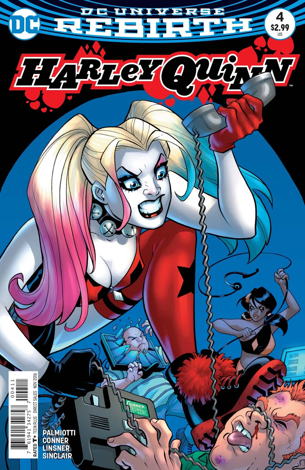 Wallpaper #4b84f Womens Deluxe Harley Quinn Jumpsuit Costume
