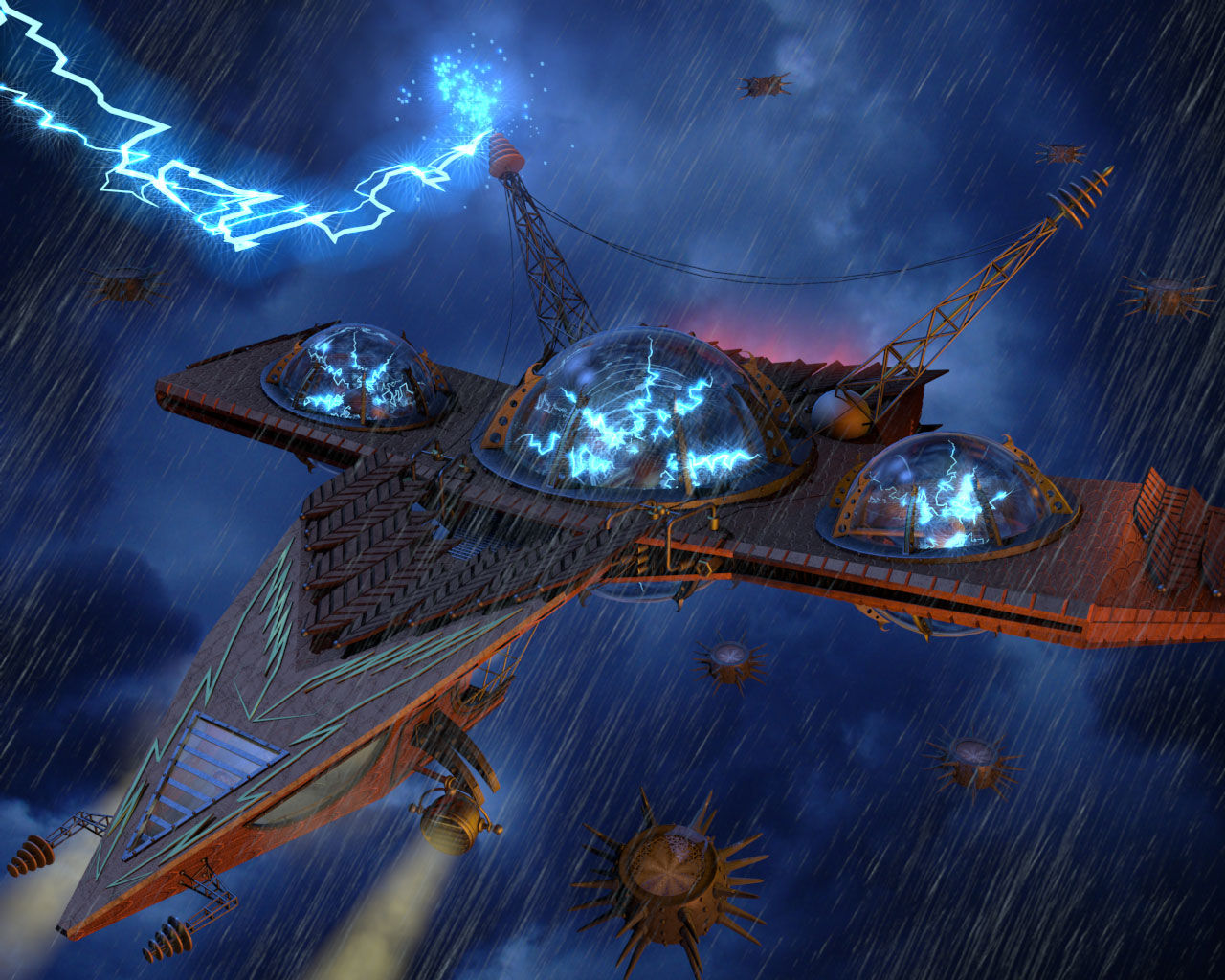 Wallpaper #y2gfHJMBSpphPi3-gSGc44 Steampunk Airship Final Dave Dries