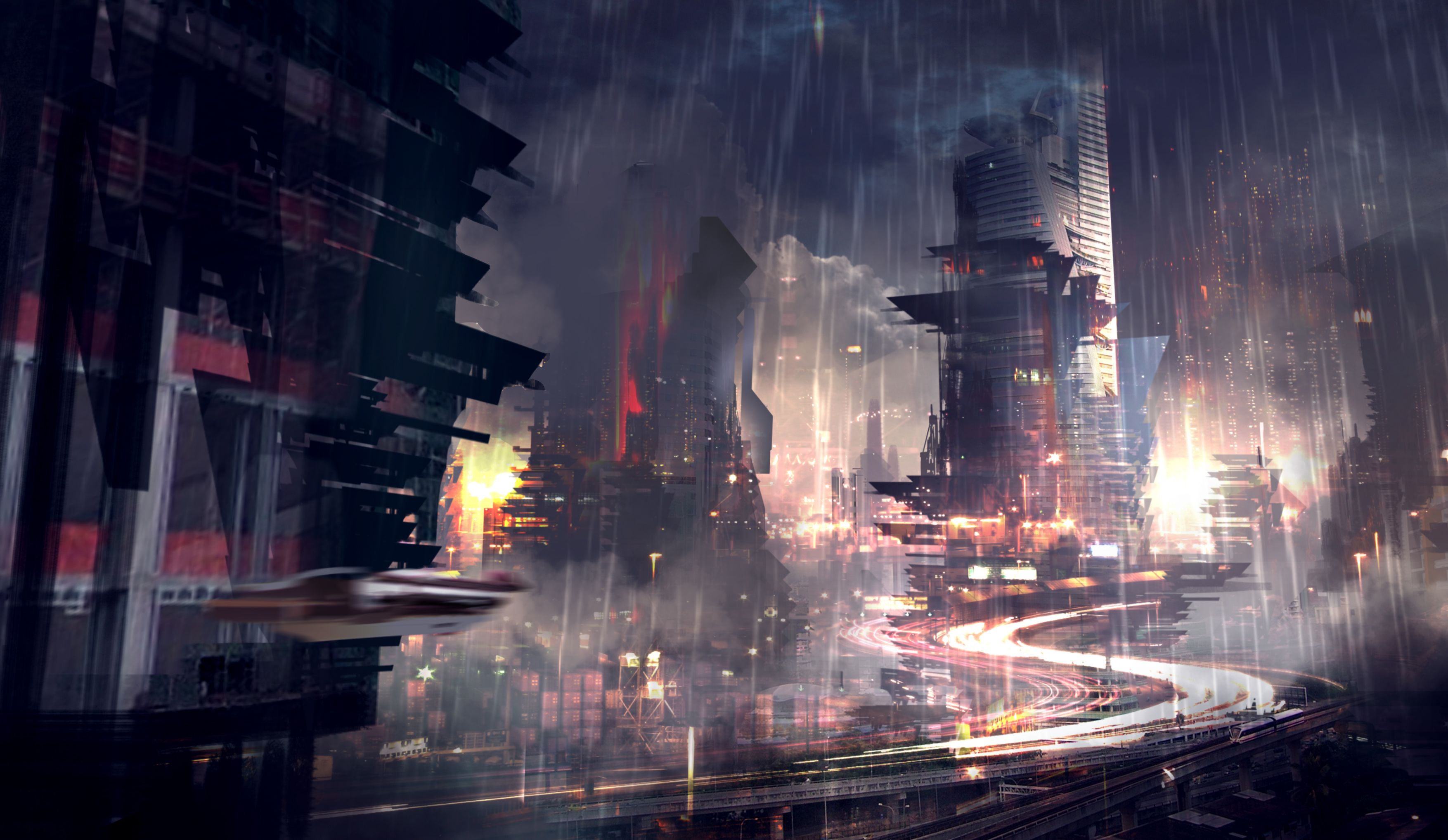 Wallpaper #IH038o4Bnwiau_P6Swvr58 Sci Fi City Wallpapers Top Nhung Hinh Anh Dep