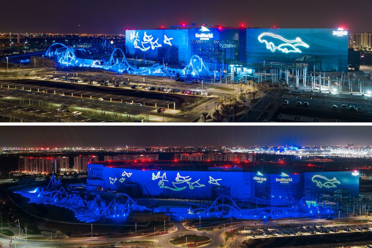 Wallpaper #8miYGpMBSpphPi3-dBwa332 Abu Dhabi Lights Up Blue for Seaworld Yas Island Arabian Business