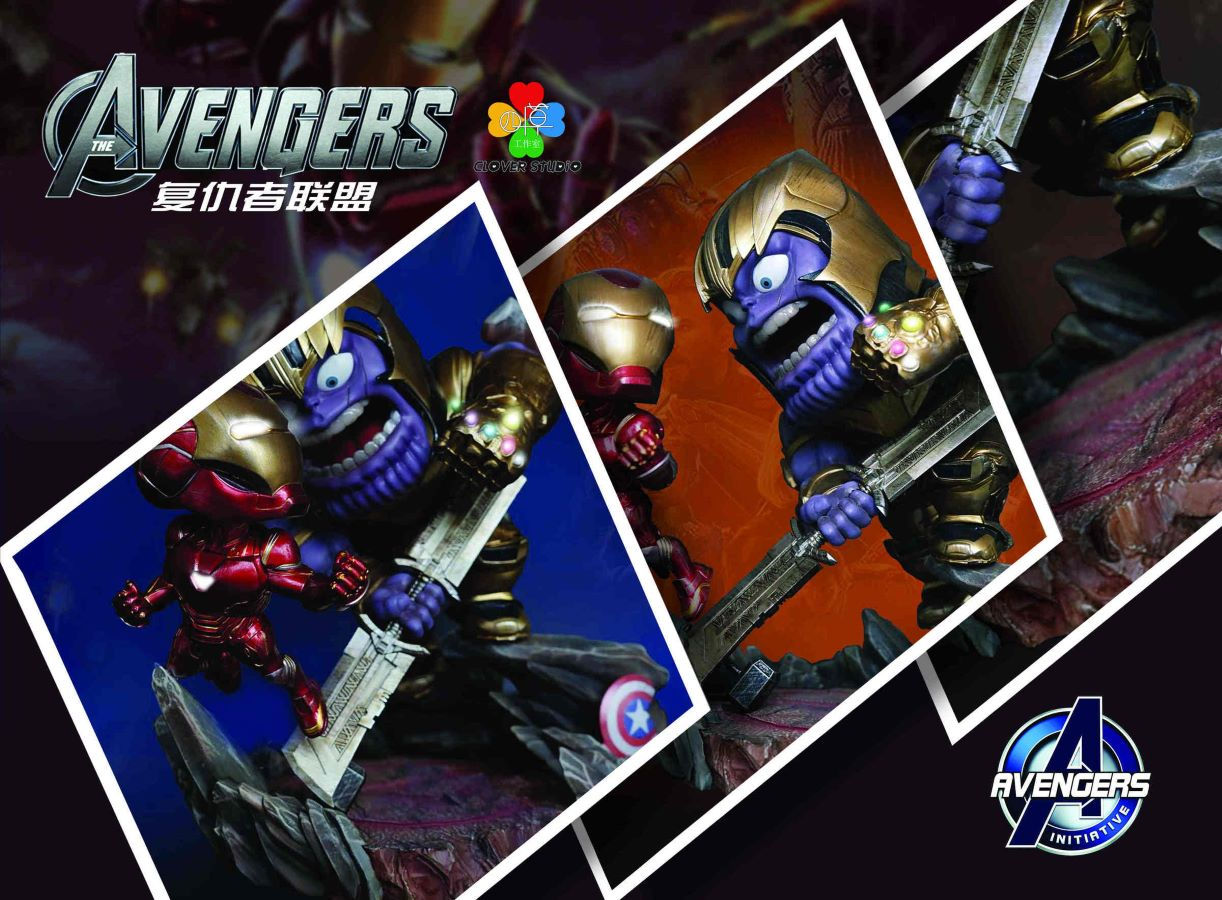 Wallpaper #ZaU7OJMBVBiSkHCaC42c353 Clover Studio Iron Man vs Thanos