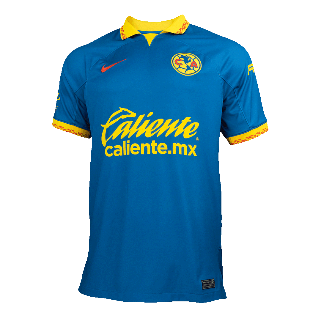 Wallpaper #SaWnOJMBVBiSkHCa-o4f355 Mens Replica Club America Aguilas Away Soccer Jersey Shirt 202324