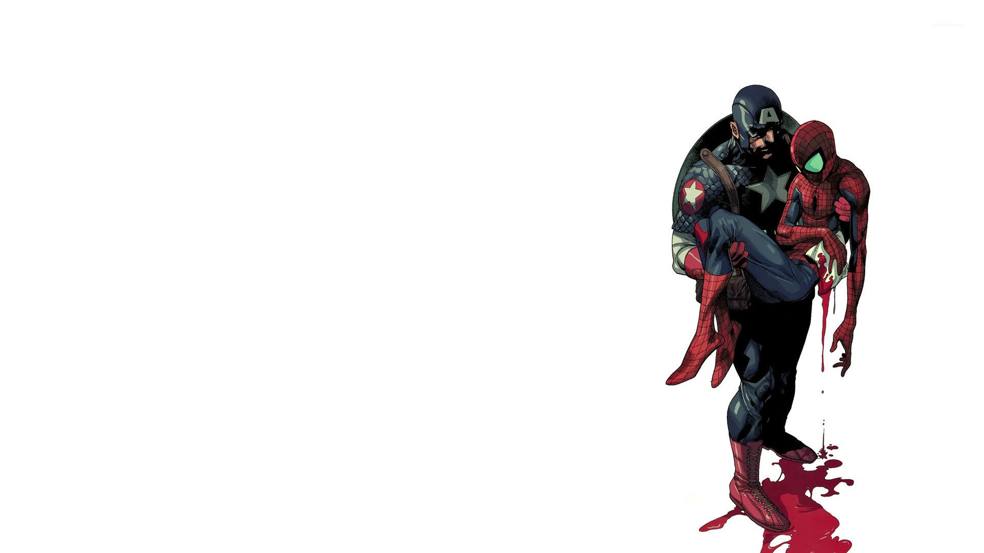 Wallpaper #7RmBNo8BtGB6xQ78bKL-33 Captain America and Spider Man Wallpaper Comic Wallpapers 15414