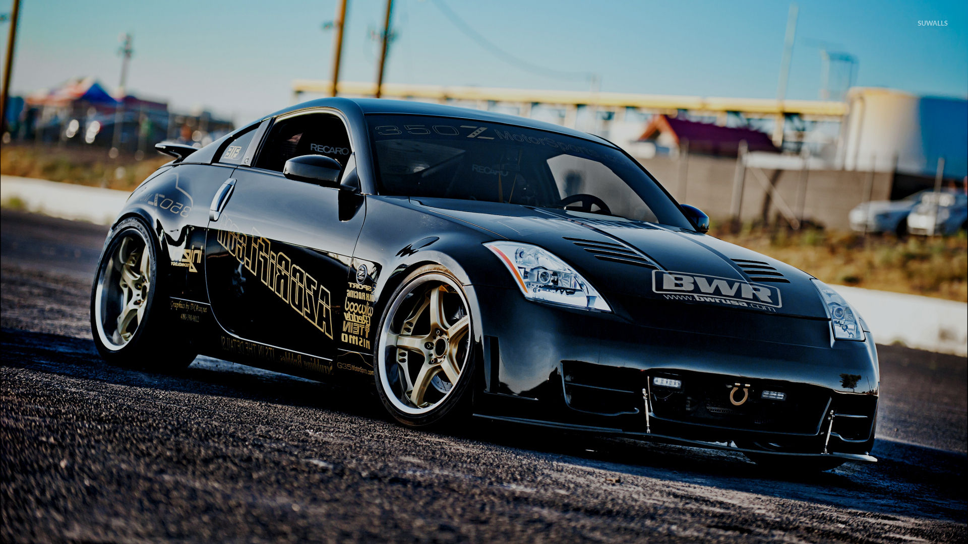 Wallpaper #kWidIpMBSpphPi3-uDN452 Front Side View of a Nissan 350z Wallpaper Car Wallpapers 51983