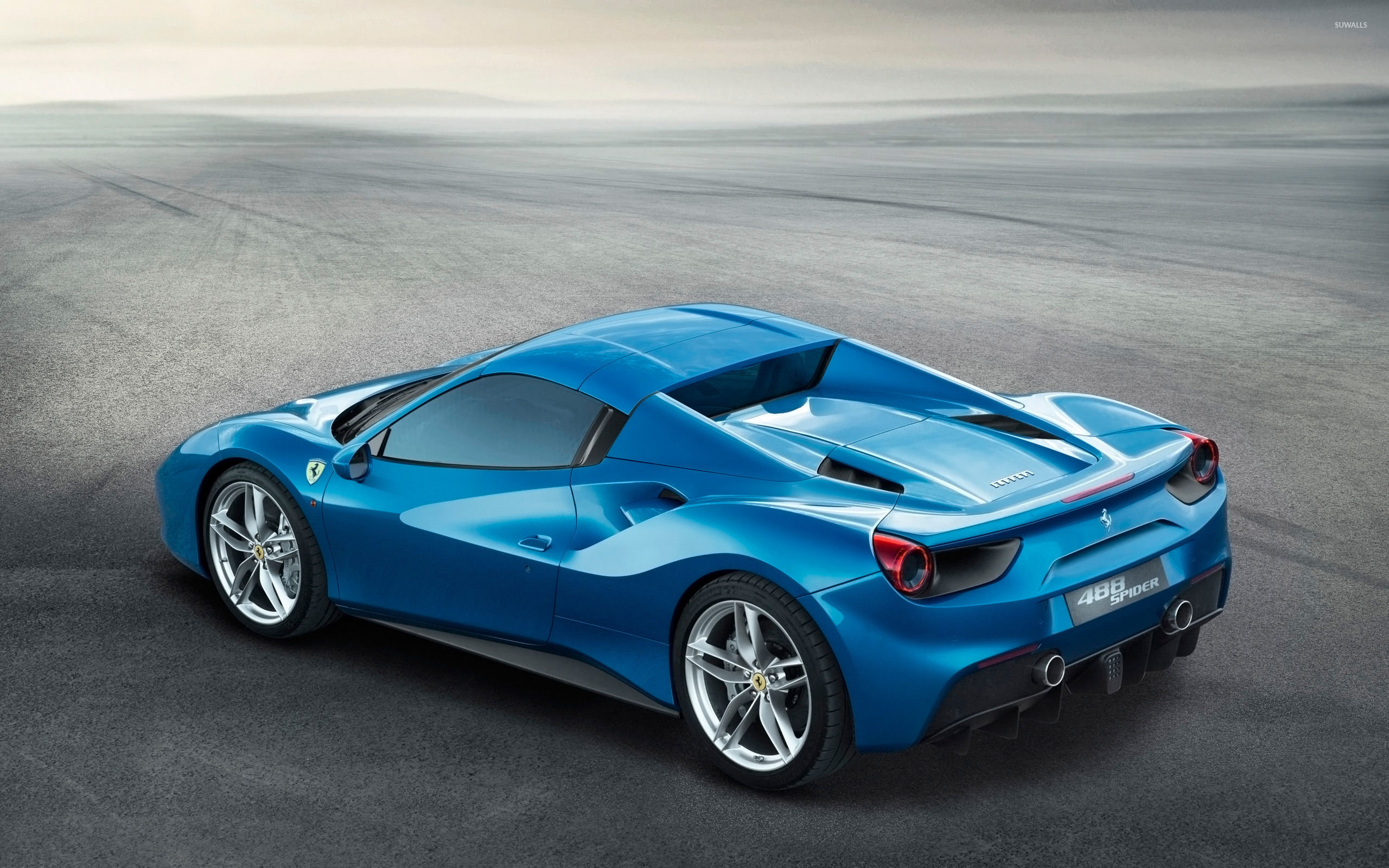 Wallpaper #onegJpMB-pgBXx60B6IU131 Ferrari Spider Blue