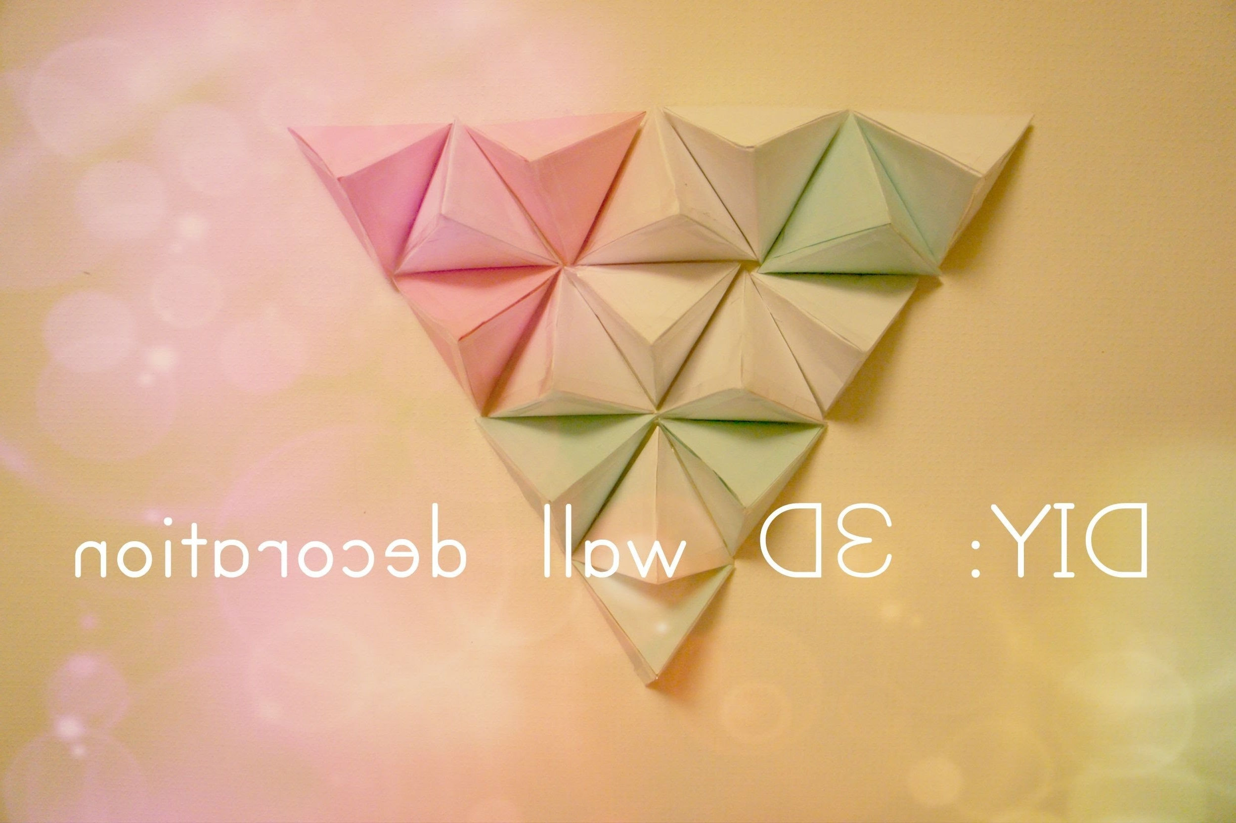Wallpaper #a2flDJMBSpphPi3-ROG8224 The 15 Best Collection of 3D Triangle Wall Art