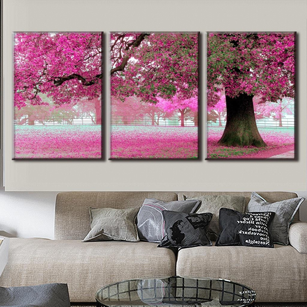 Wallpaper #W2g2IpMBSpphPi3-mTKk83 The 15 Best Collection of Pink Canvas Wall Art