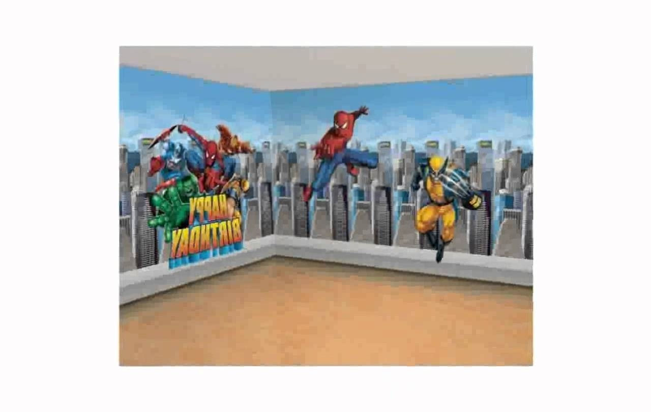Wallpaper #XGcO95IBSpphPi3-aoUF174 15 Collection of Superhero Wall Art Stickers