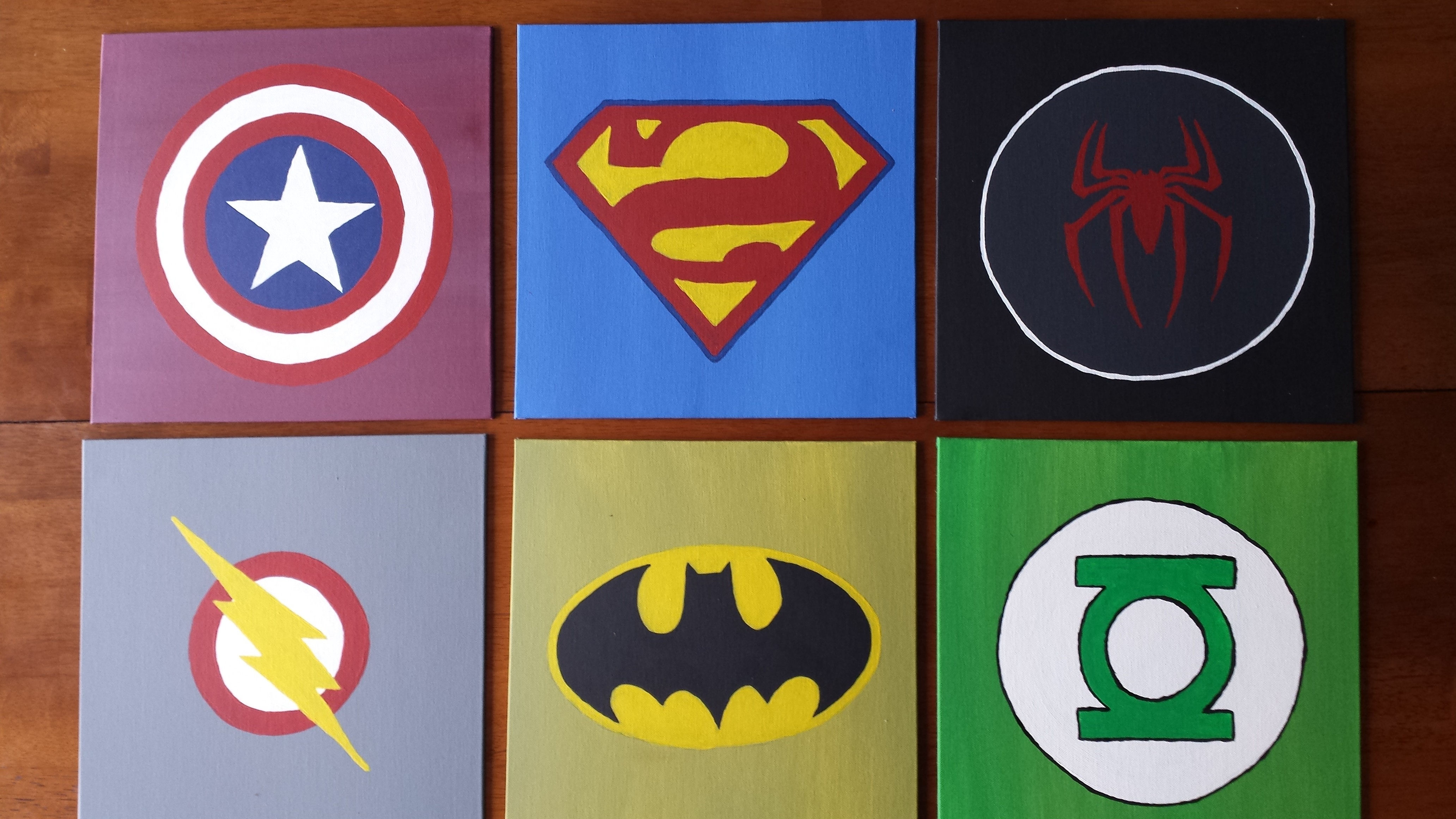 Wallpaper #XGcO95IBSpphPi3-aoUF192 The 20 Best Collection of Superhero Wall Art