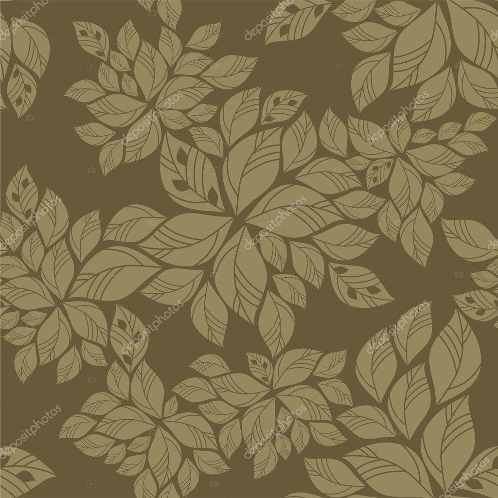Wallpaper #am19apcBycdYOYFTxHE6156 Seamless Green Leaves Pattern Stock Vector Lina S 4851637