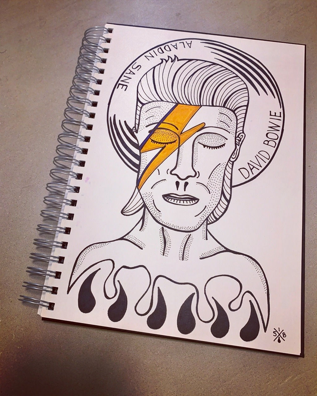 Wallpaper #7030a Aladdin Sane De David Bowie Cd Chez Libertemusic Ref123255141