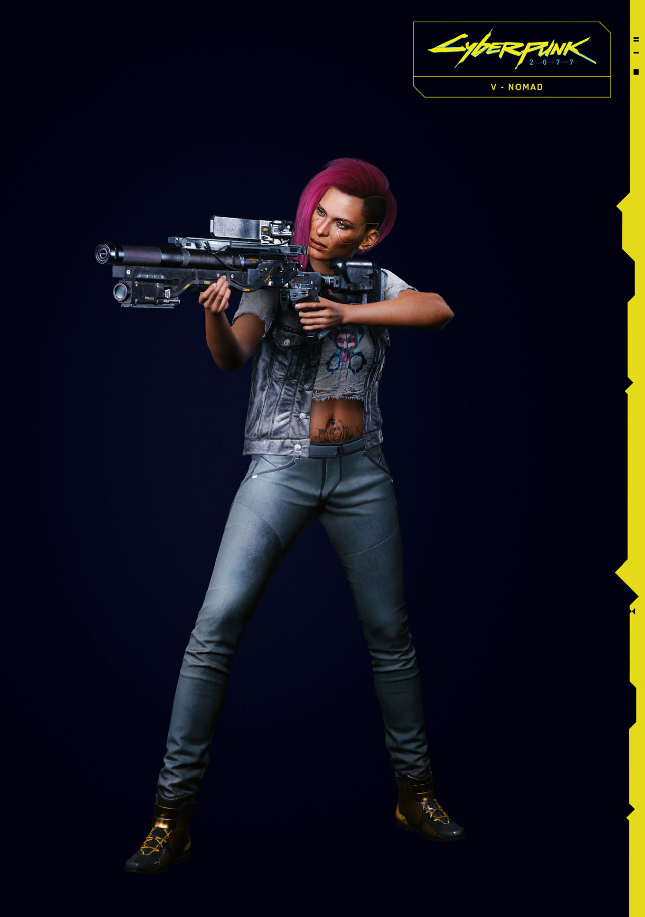 Wallpaper #JHSNyI4B_8f4nGFaQ3Ob35 Cyberpunkgame Character Renders Nomad