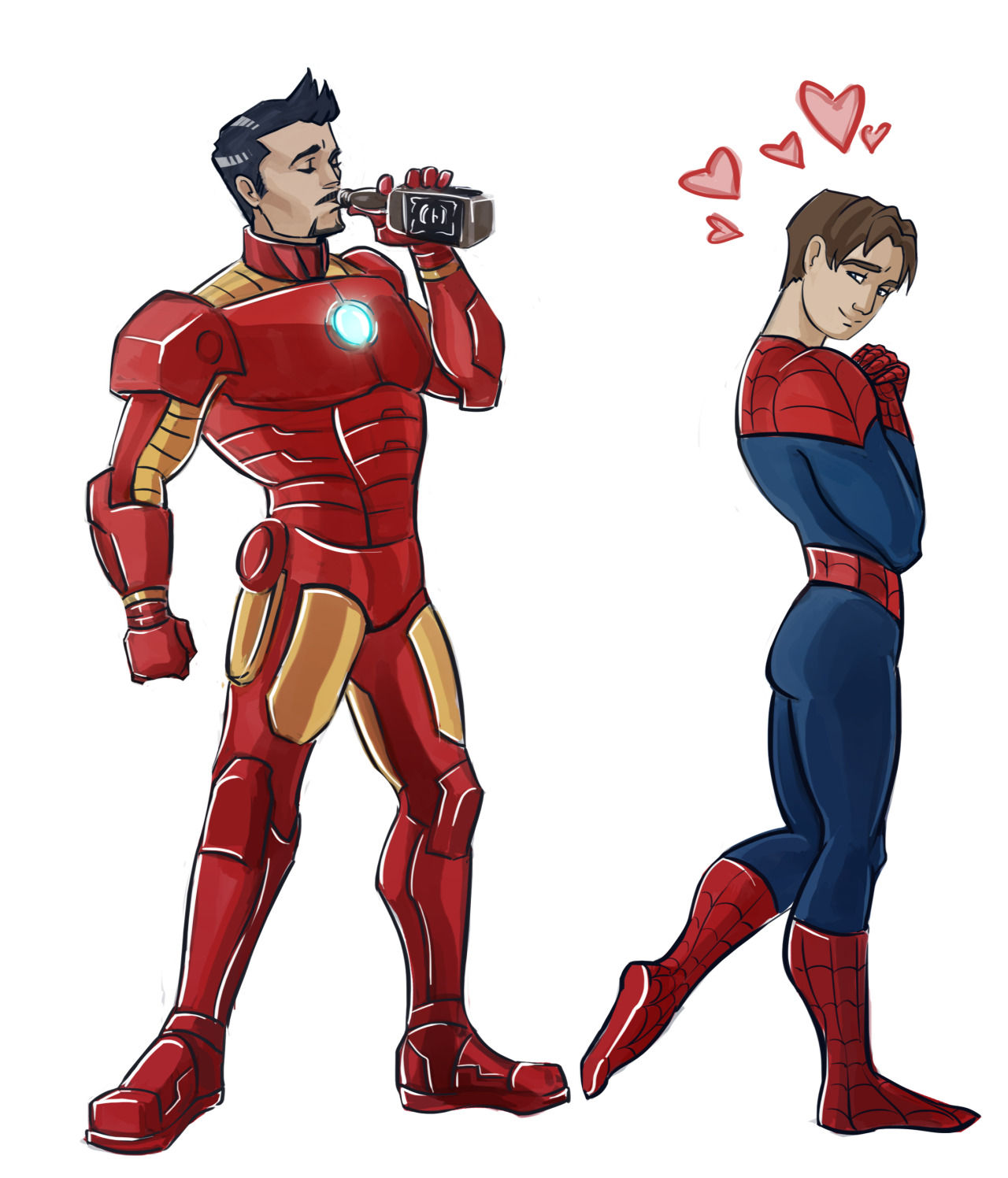 Wallpaper #-nQrw44B_8f4nGFaB28i28 Maybe Someday Tony Stark X Peter Parker