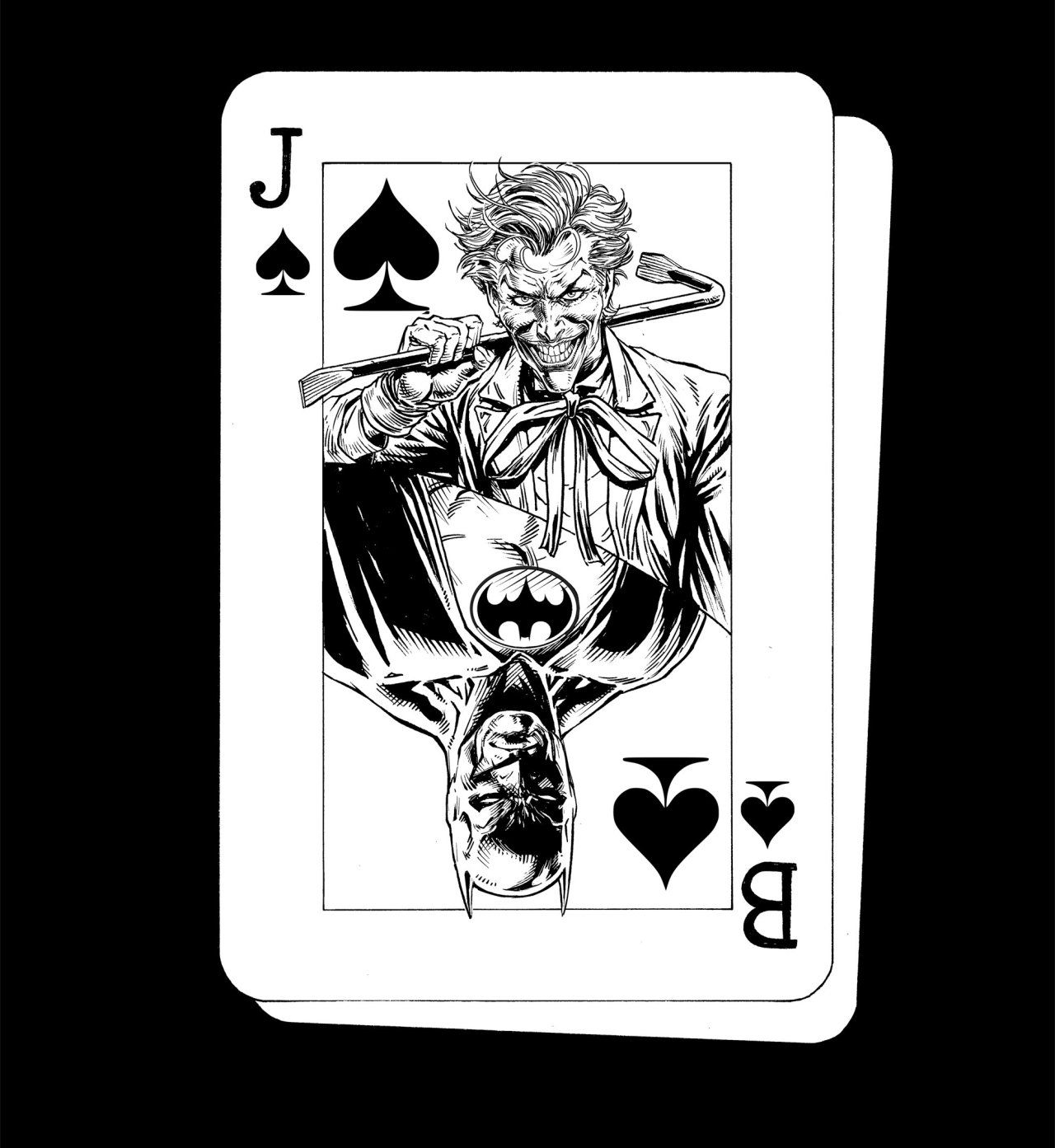 Wallpaper #a150b Joker Art Joker Card Playing Cards Art Original Man Cave Art Etsy