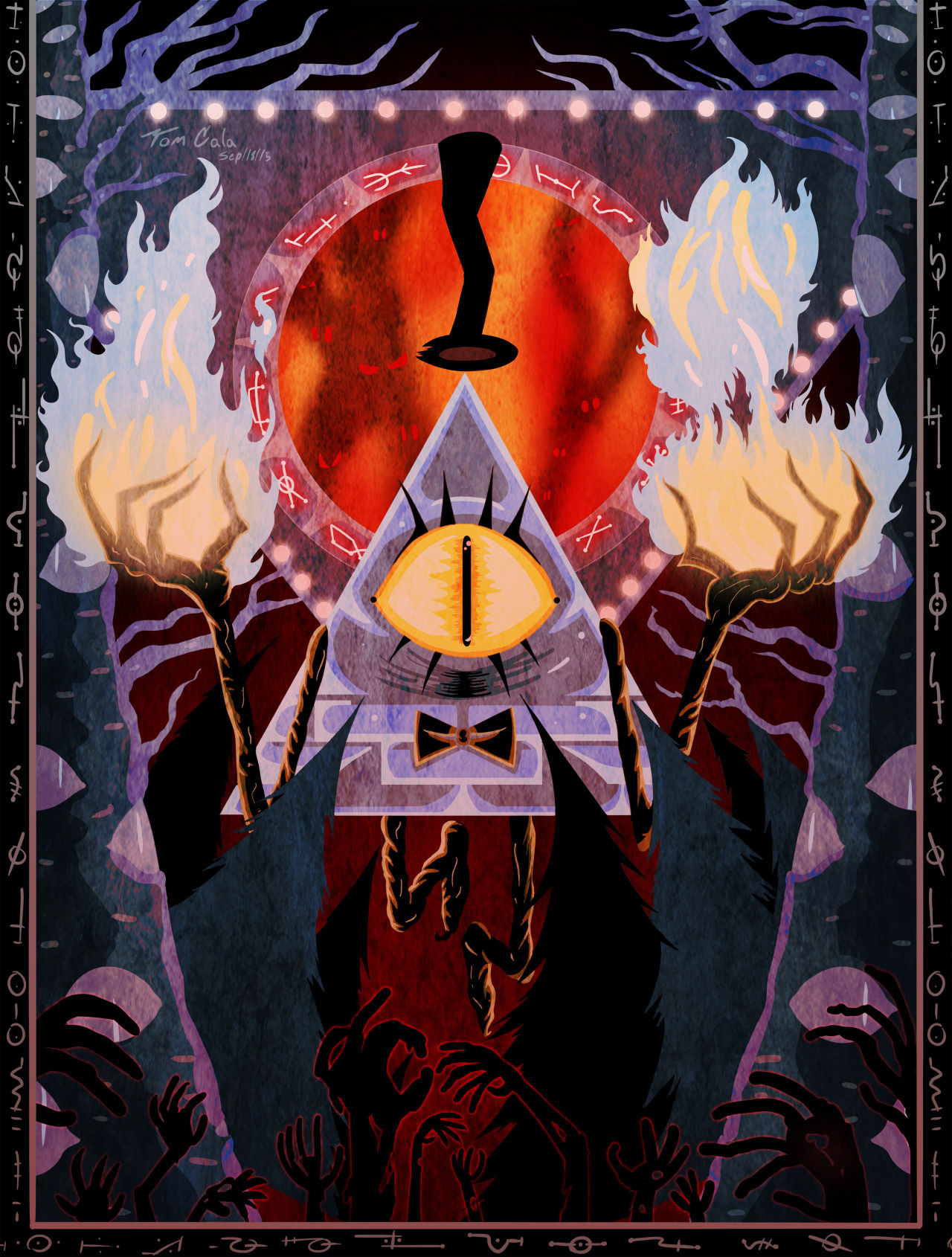 Wallpaper #yGeGApMBSpphPi3-qq-c14 Its Fucking Art Bill Cipher is Just Flat Out Awesome I Have So
