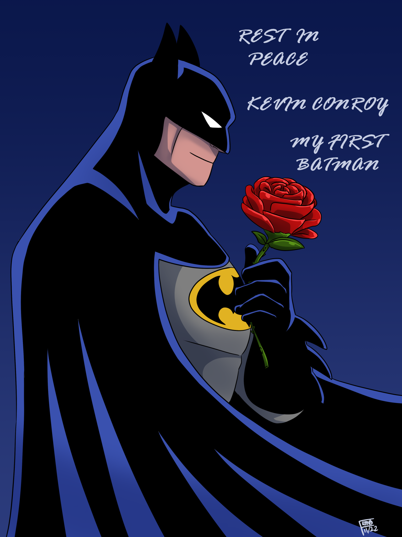 Wallpaper #O2fk65IBSpphPi3-ok9h5 To My First Batman You Will Be Missed Dearly Morgane Rmb Art