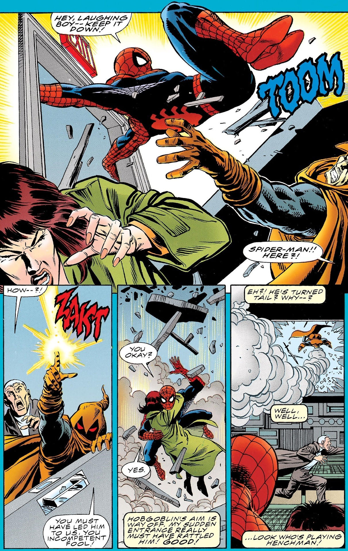 Wallpaper #K7gw15IBJvJKYCmEbeIo191 Spider Man vs Hobgoblin from Hobgoblin Lives