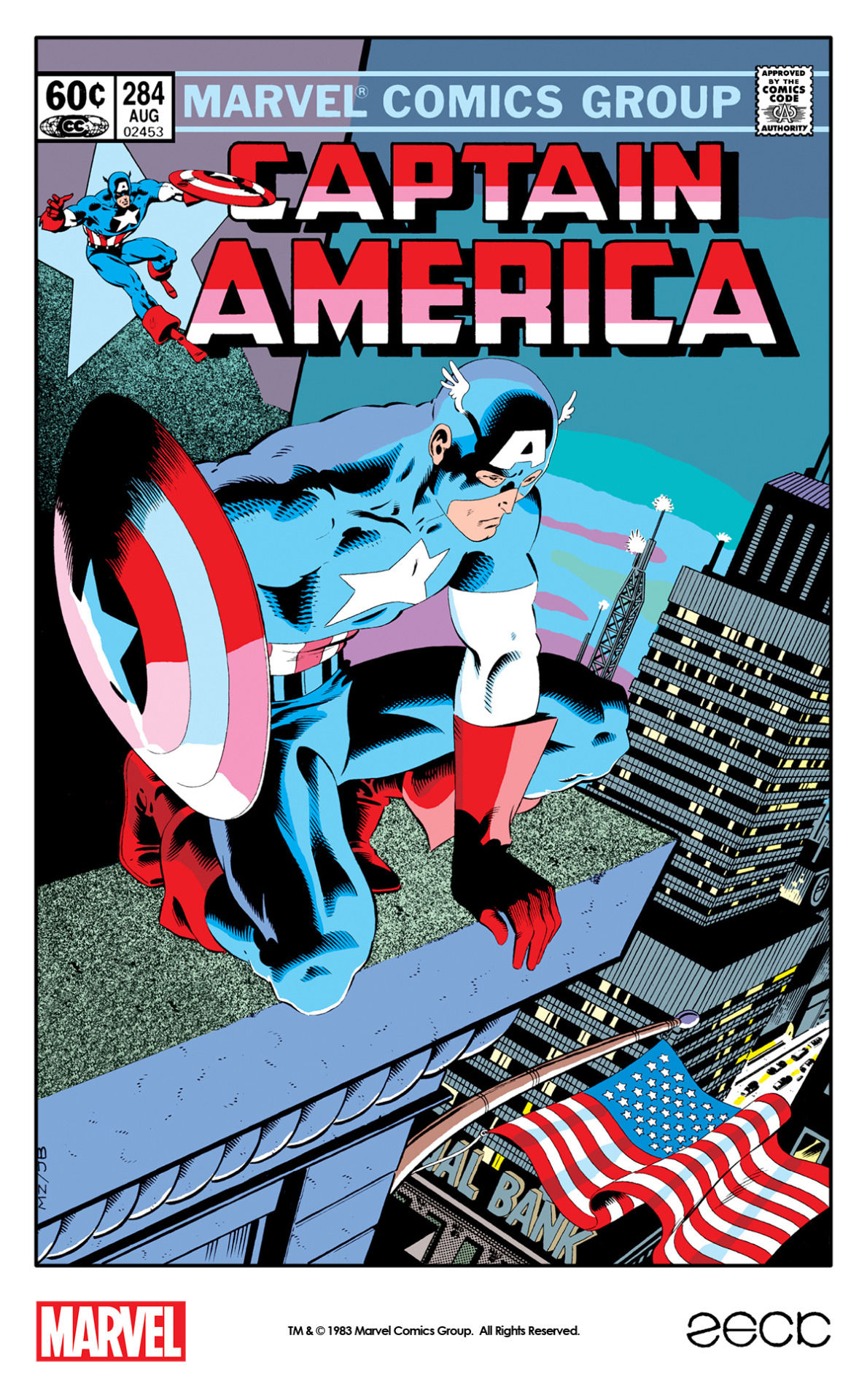 Wallpaper #zWdQ-ZIBSpphPi3-lozD238 Captain America by Mike Zeck and John Beatty from the Marvel Project