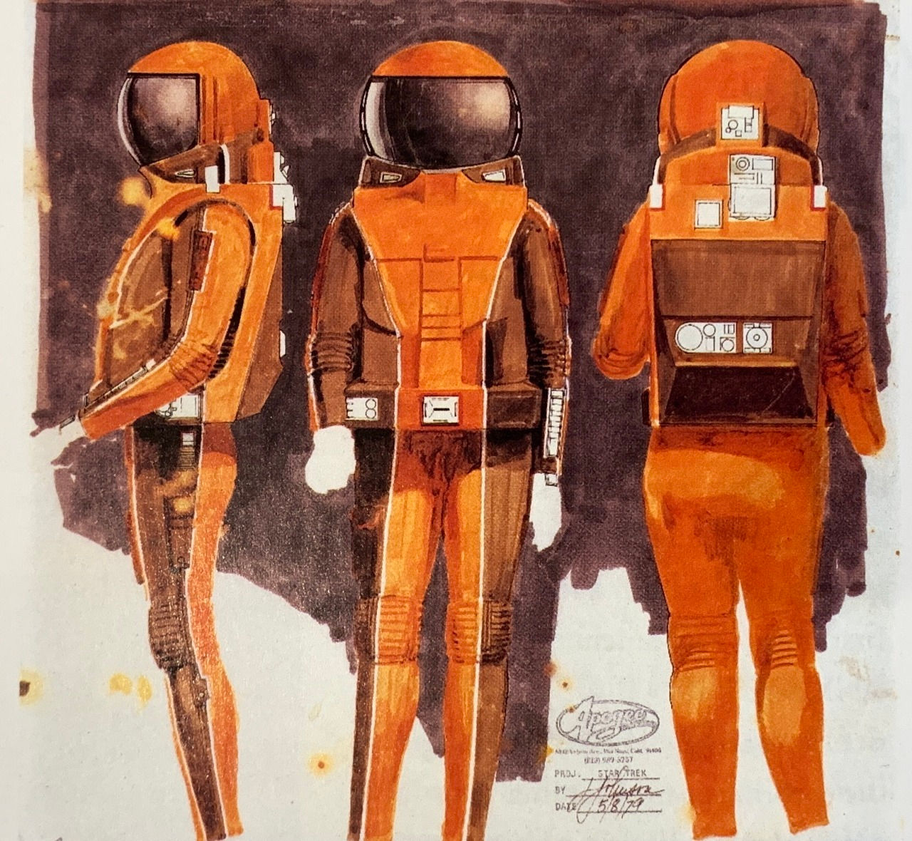Wallpaper #u2hUIpMBSpphPi3-jDKc184 Scifi Art Star Trek the Motion Picture Spacesuit Concept