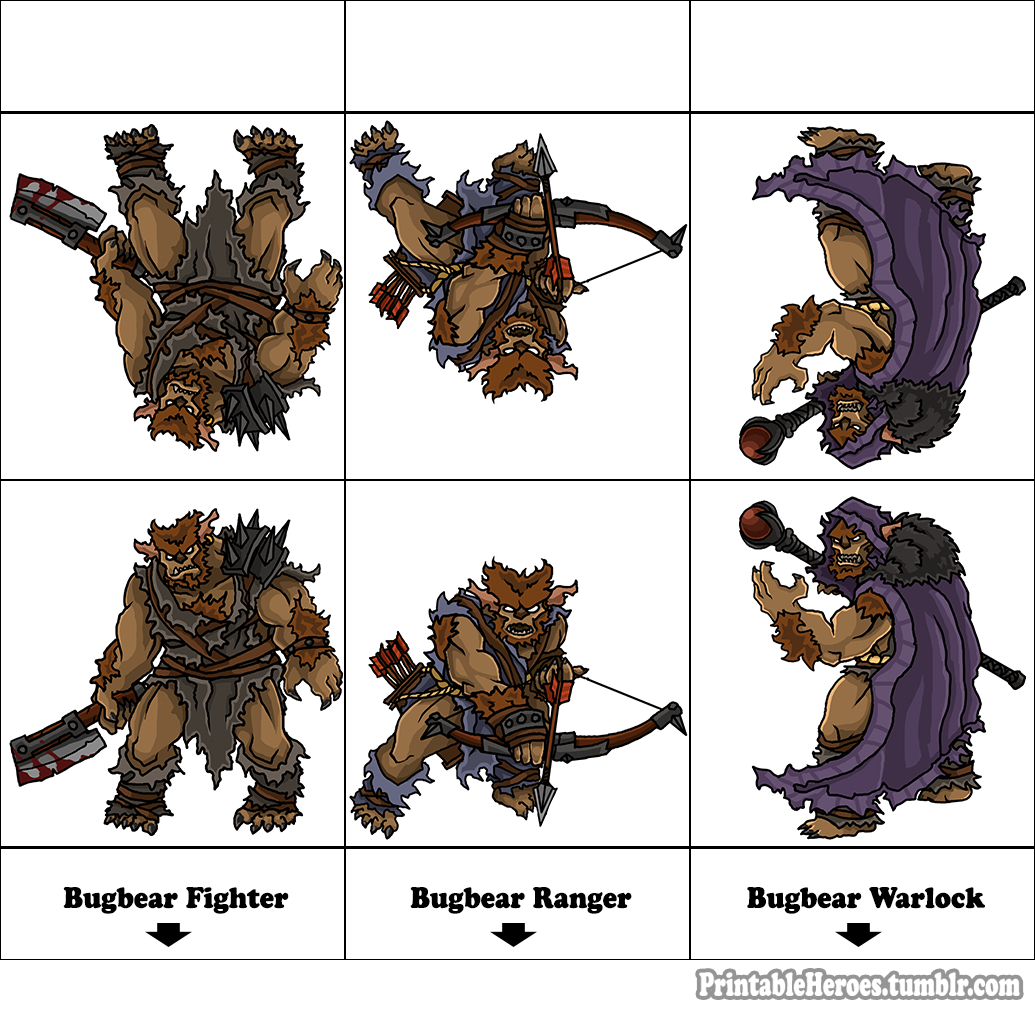 Wallpaper #b9tlMpMB3oUMxGFSHT3n143 Printable Heroes Heres This Last Weeks Bugbear Set Theyre a Bit