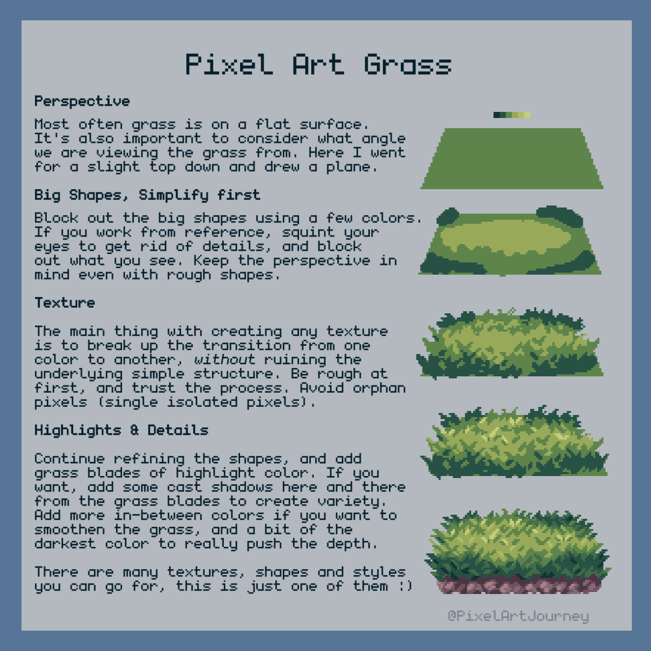 Wallpaper #xRdlPpMBPLD5_VENqd9N238 Pixelartjourney Pixel Art Grass Tutorial