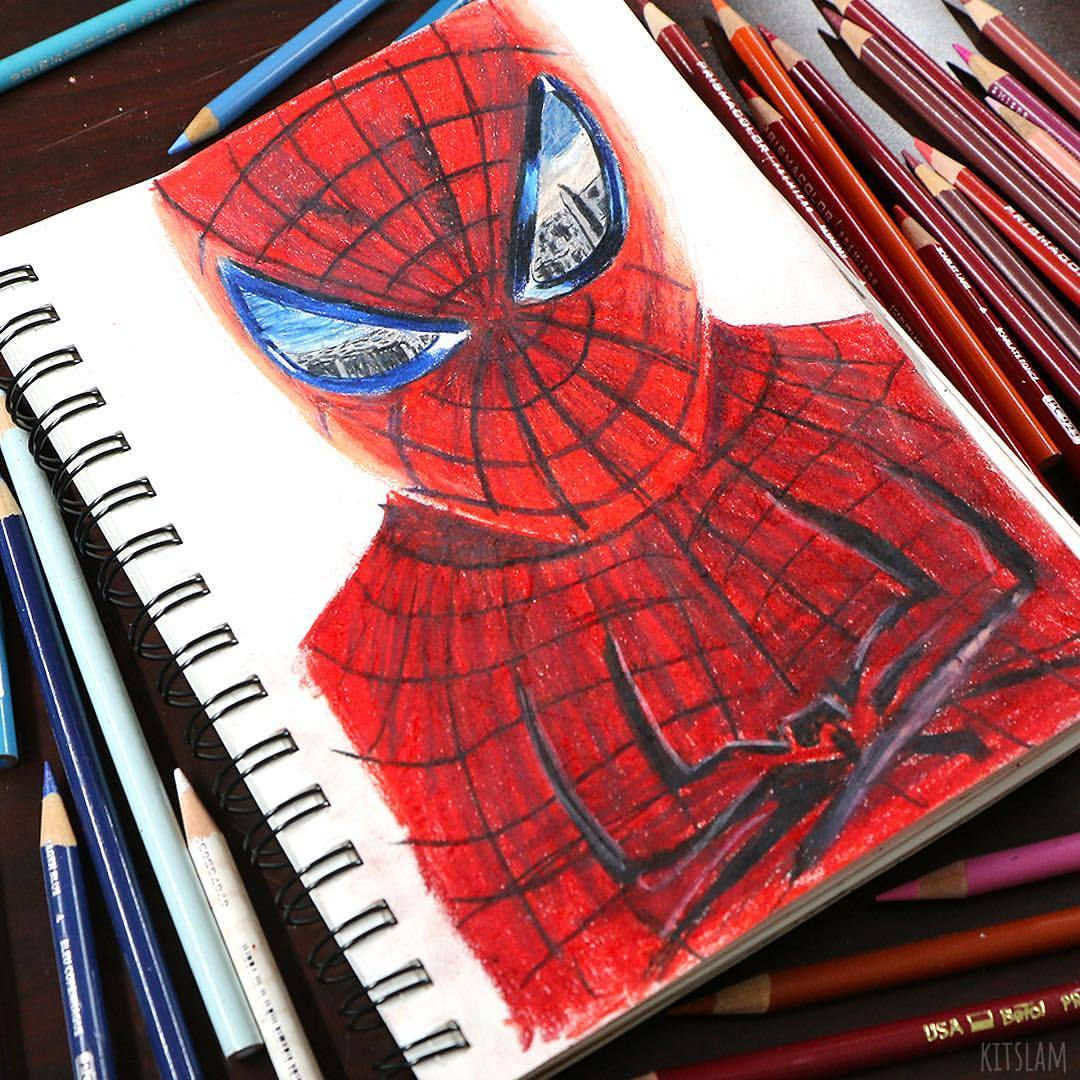 Wallpaper #zKVqOJMBVBiSkHCarY0Y28 Amazing Pencil Amazing Spider Man Drawings 3D Trick Art on Paper