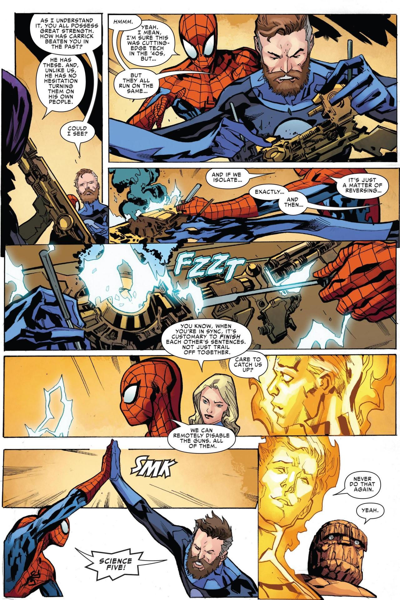 Wallpaper #UULoPJMBOBpx0NhmDMJJ96 Spider Man and Reed Richards Science Bros