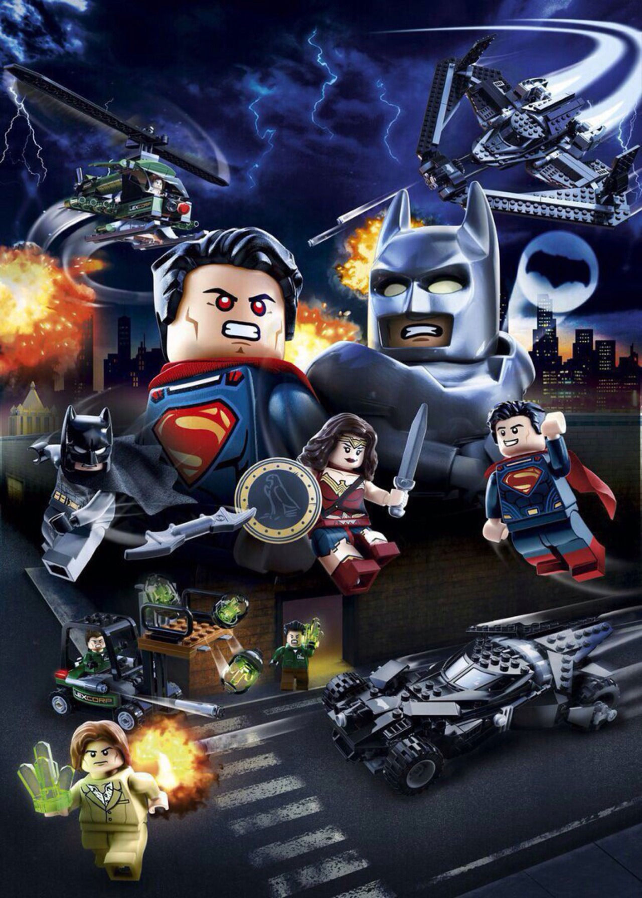 Wallpaper #jBe2PpMBPLD5_VENueA3155 Vhsvr Longlivethebat Universe Lego Batman V Superman