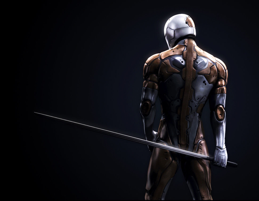 Wallpaper #Lx1VLZMBlOZrFDOk_dAO19 Sci Fi Mgs Cyborg Ninja 3D Concept Art Illustrations Photoshop