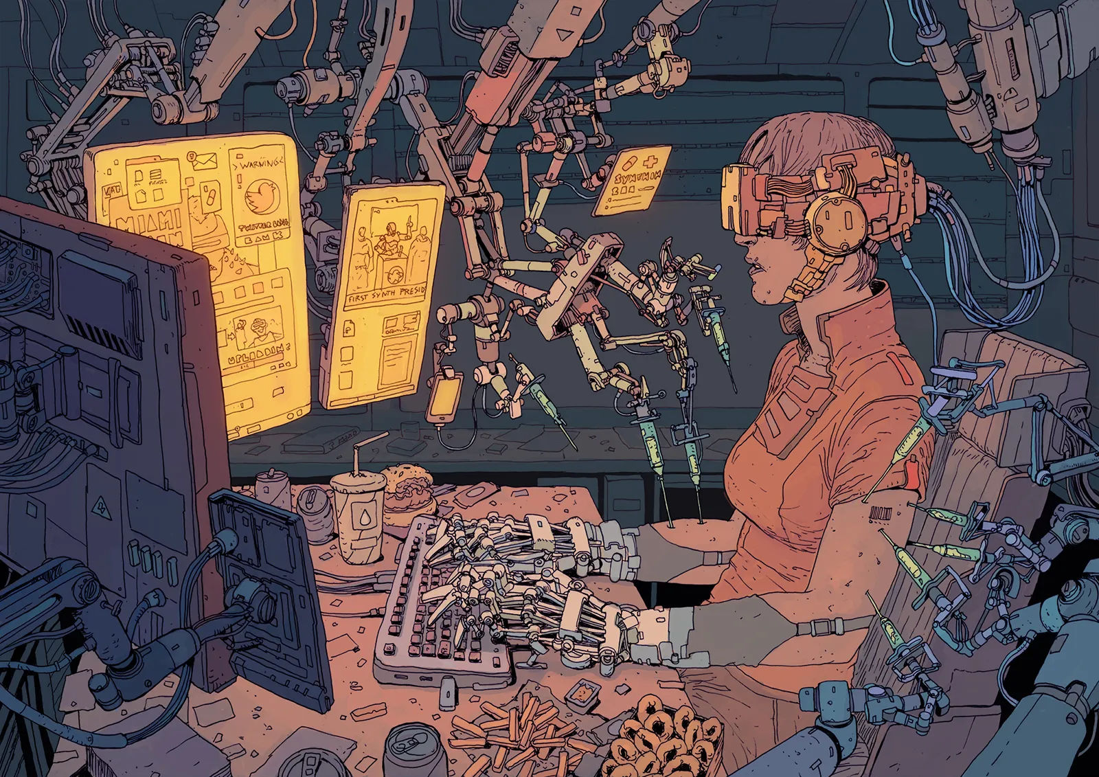Wallpaper #I6WROJMBVBiSkHCaw440155 Who Created the Cyberpunk Genre Steelseries