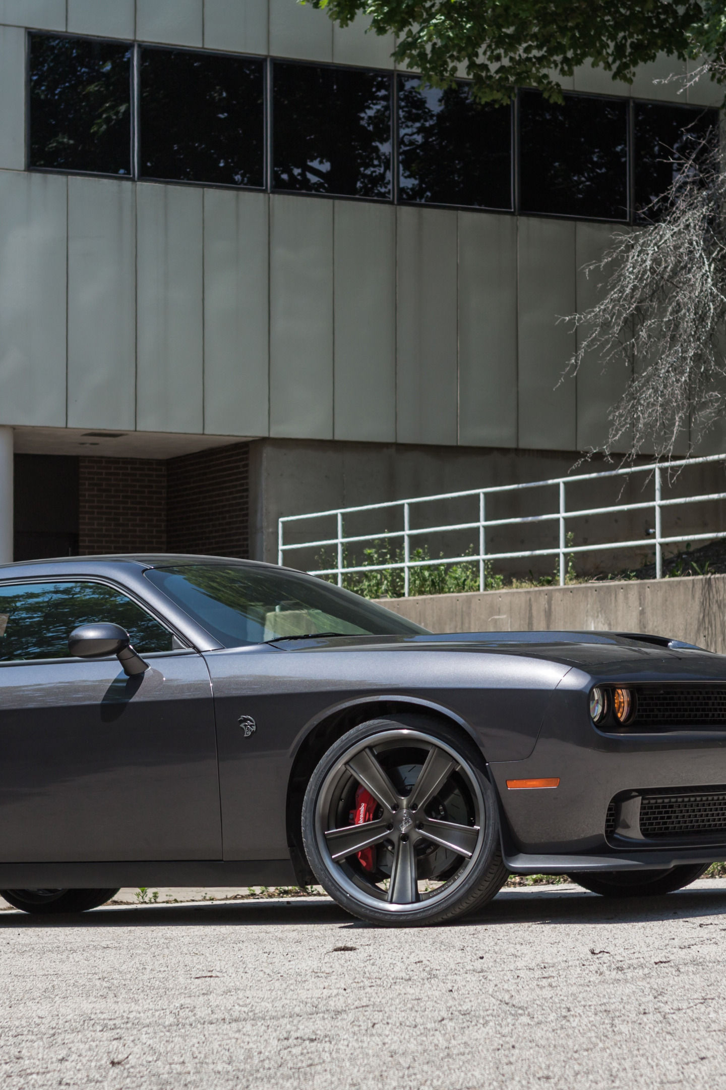 Wallpaper #84950 2018 Dodge Challenger Srt Demon Black Satin Hood Only 594 Miles Bone