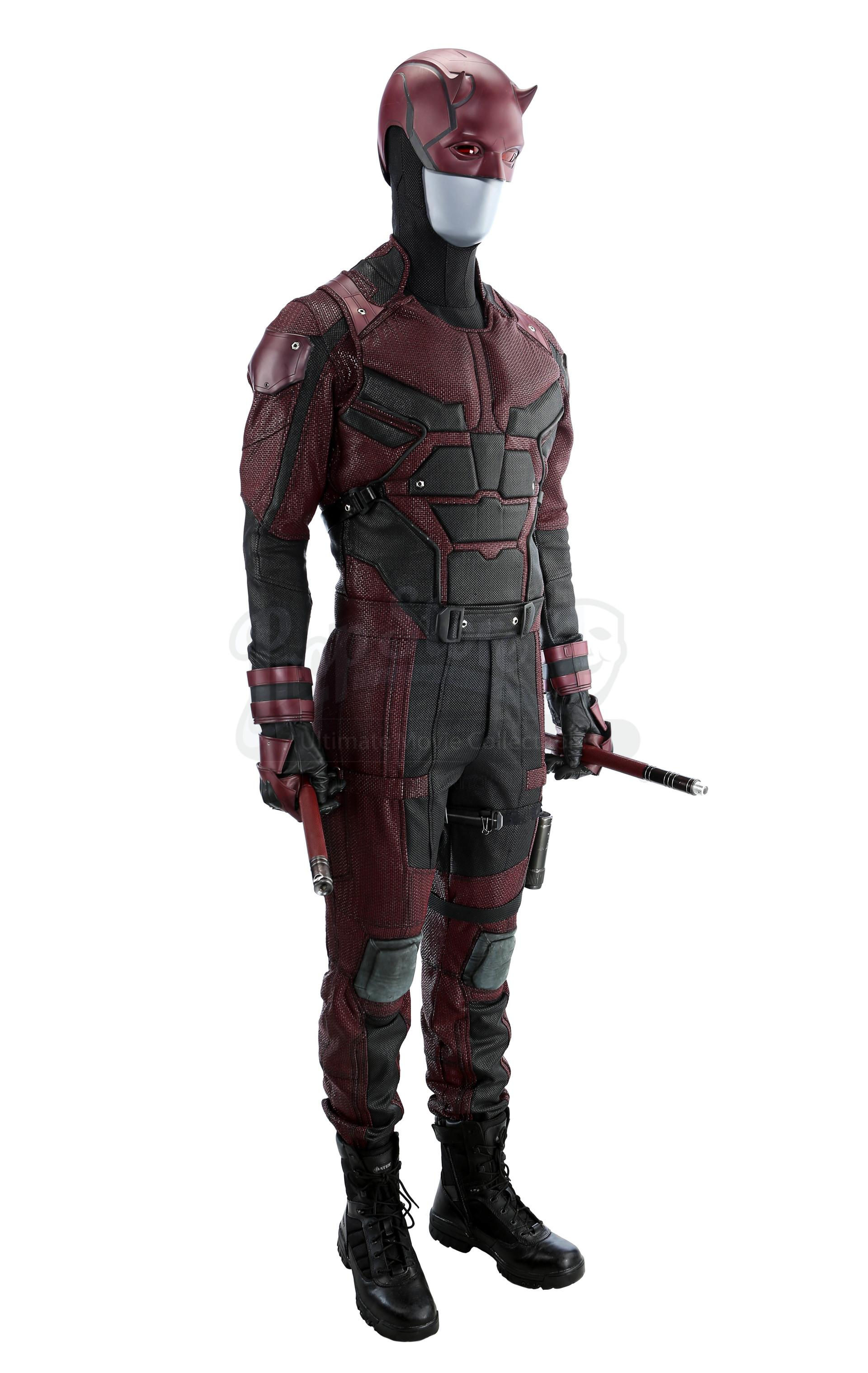 Wallpaper #0TG3NZMB5zzyi_yY41eA30 Lot 205 Matt Murdocks Red Daredevil Costume Price Estimate