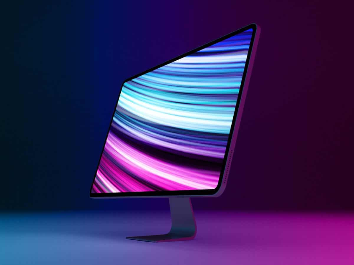 Wallpaper #MRmjNo8BtGB6xQ787KMY55 Apple Silicon iMac Likely to Feature Larger Display Report