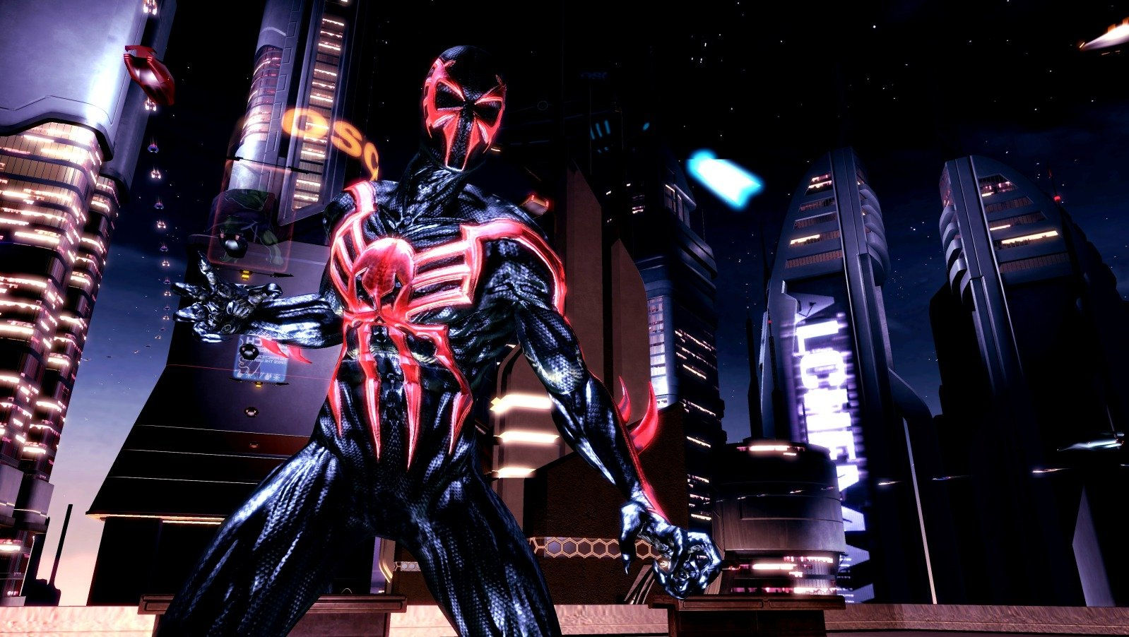 Wallpaper #YBkEBY8BtGB6xQ78elBp2 Spider Man 2099 Revealed for Shattered Dimensions Gematsu